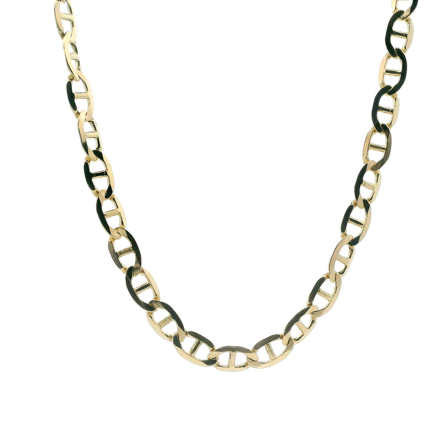 14K Yellow Gold 21" Mariner Chain