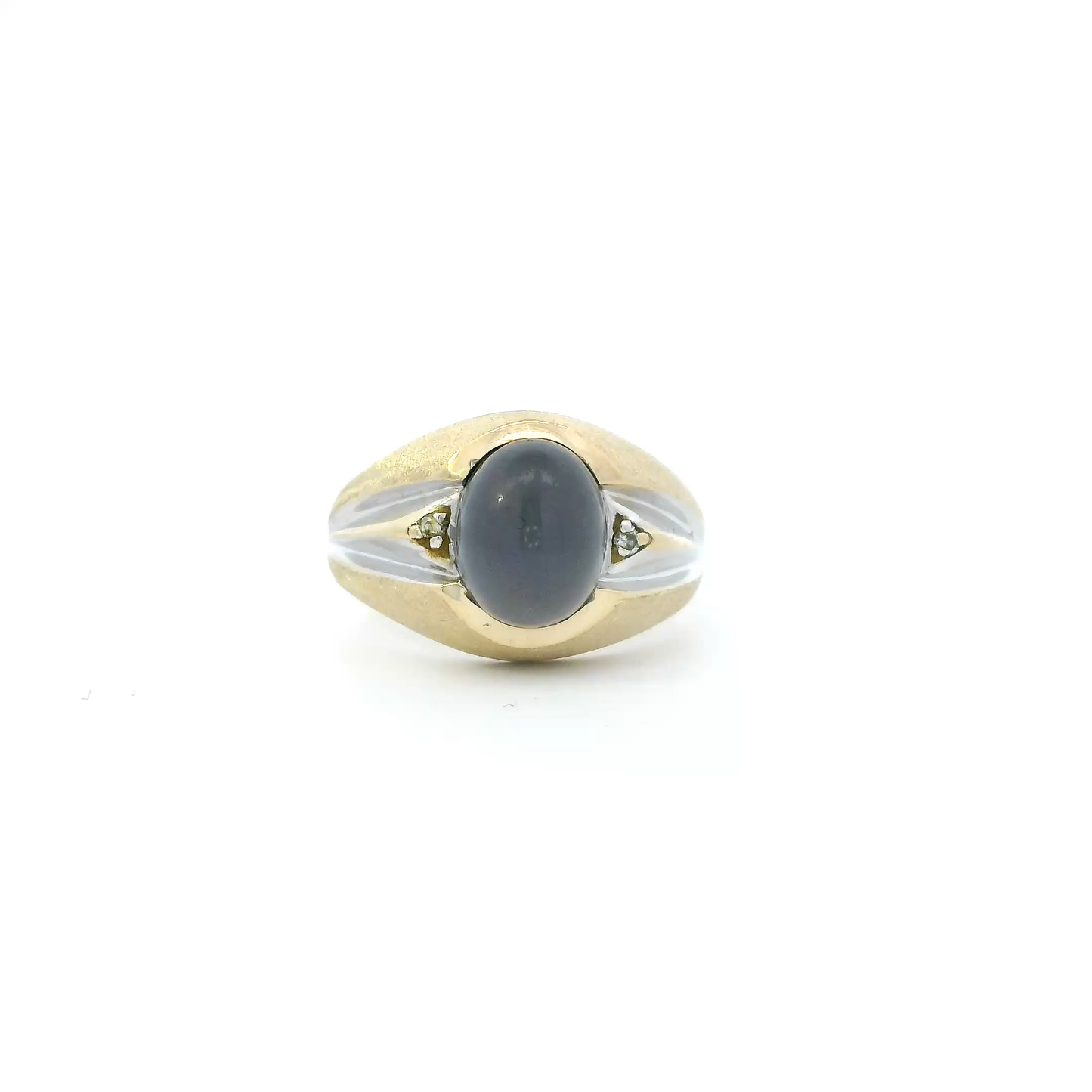10K Yellow Gold Moon Stone Ring