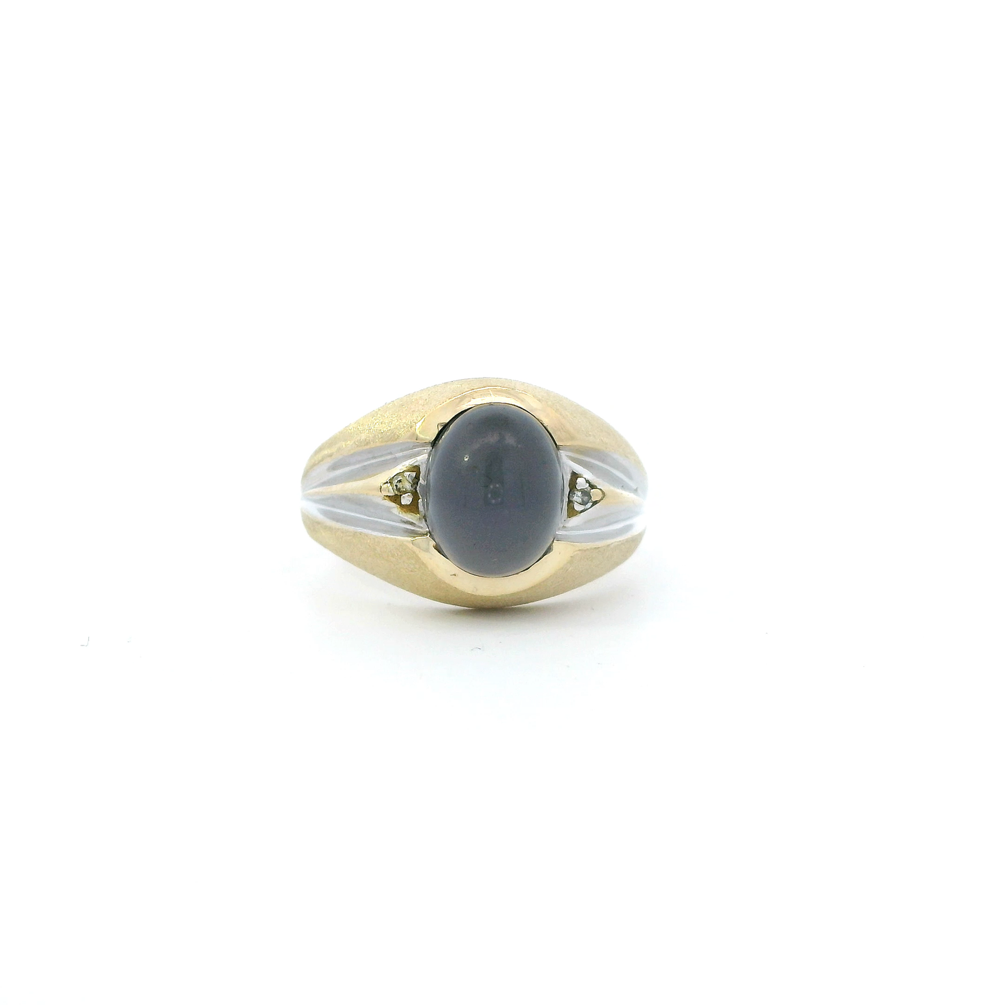 10K Yellow Gold Moon Stone Ring
