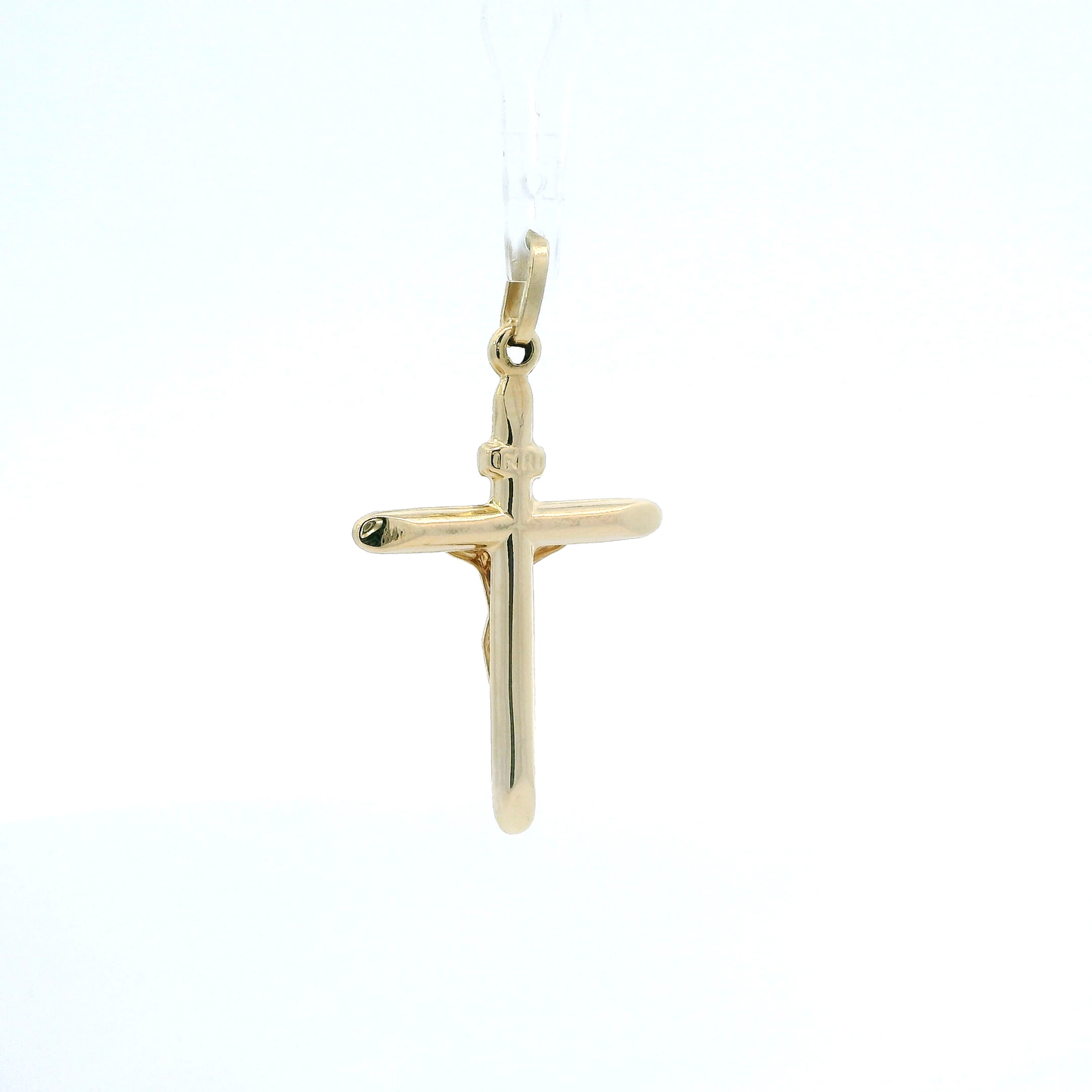 14K Yellow Gold Crucifix Pendant