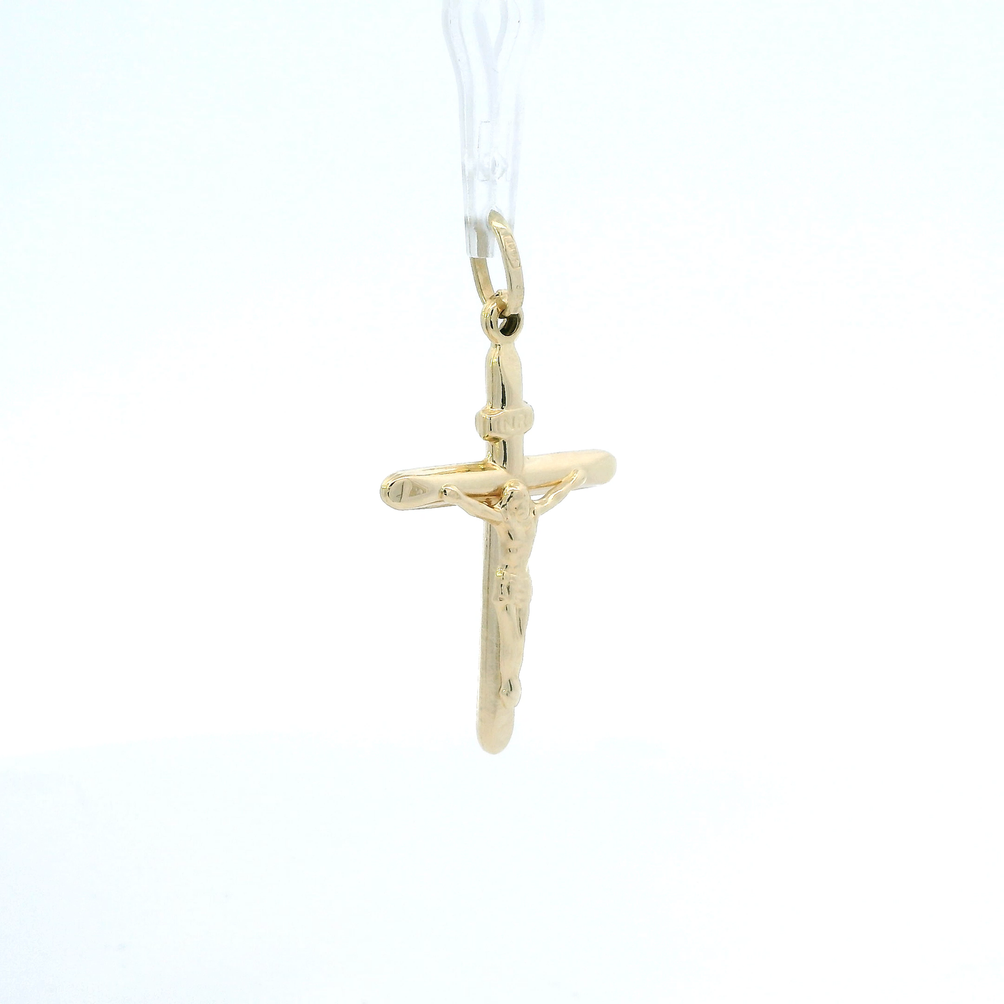 14K Yellow Gold Crucifix Pendant