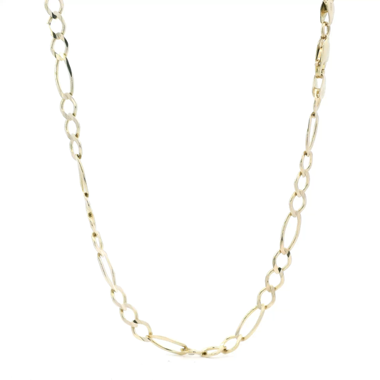 14K Yellow Gold 18" Figaro Chain