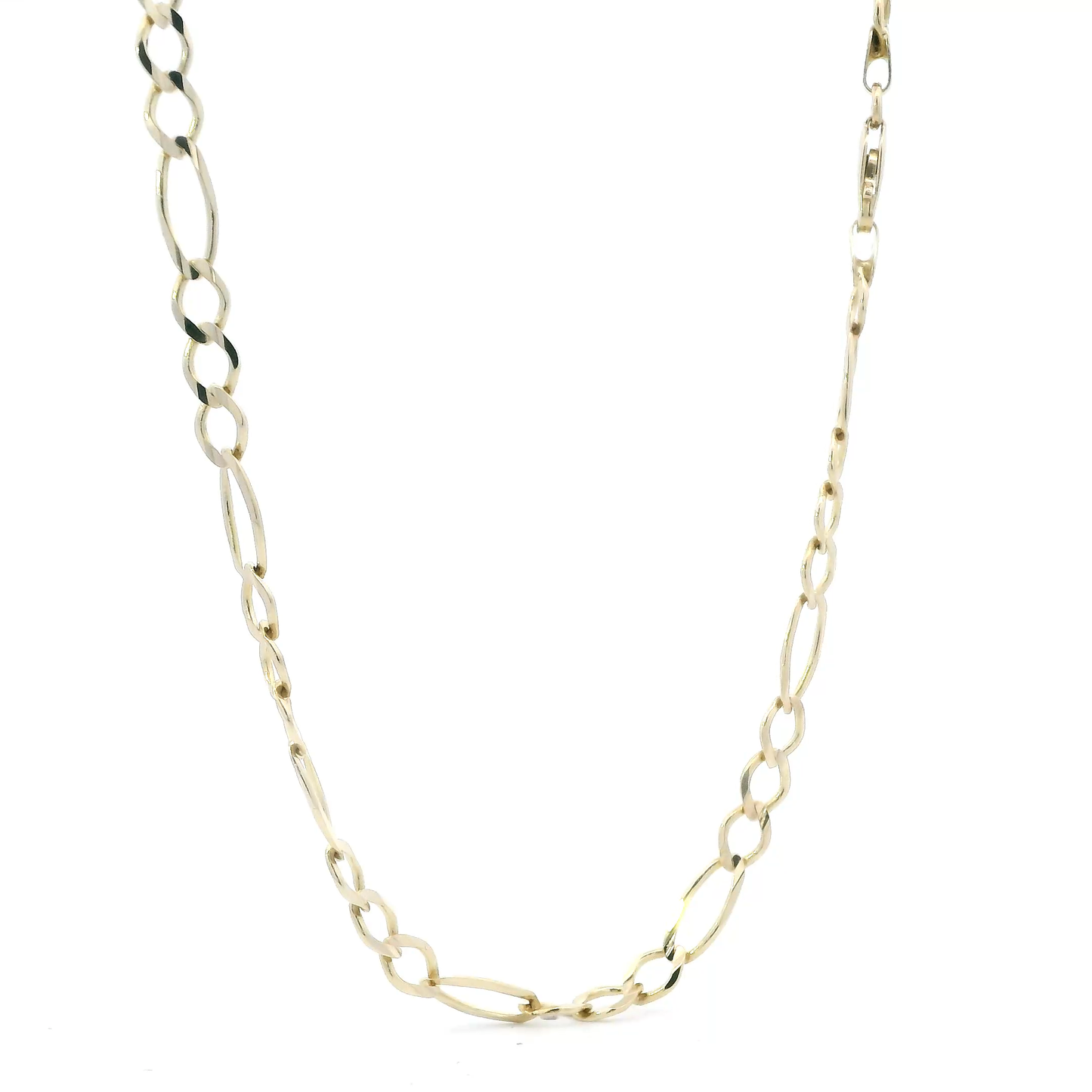 14K Yellow Gold 18" Figaro Chain