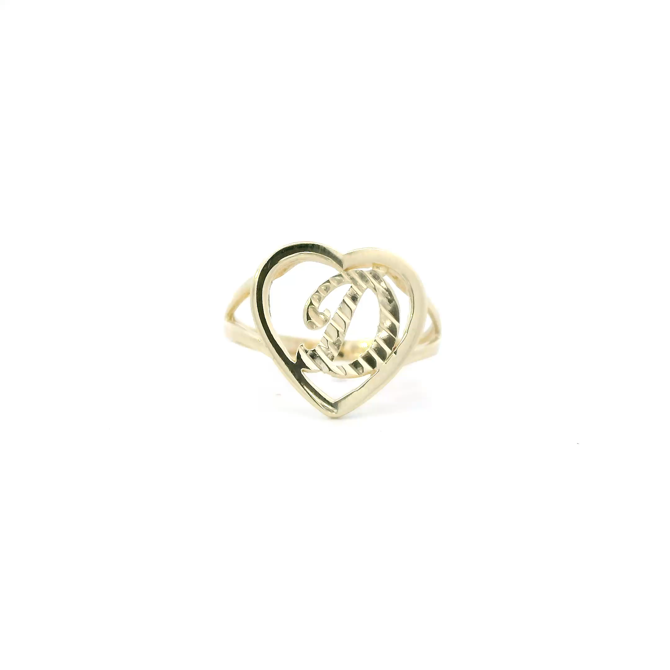 10K Yellow Gold Letter 