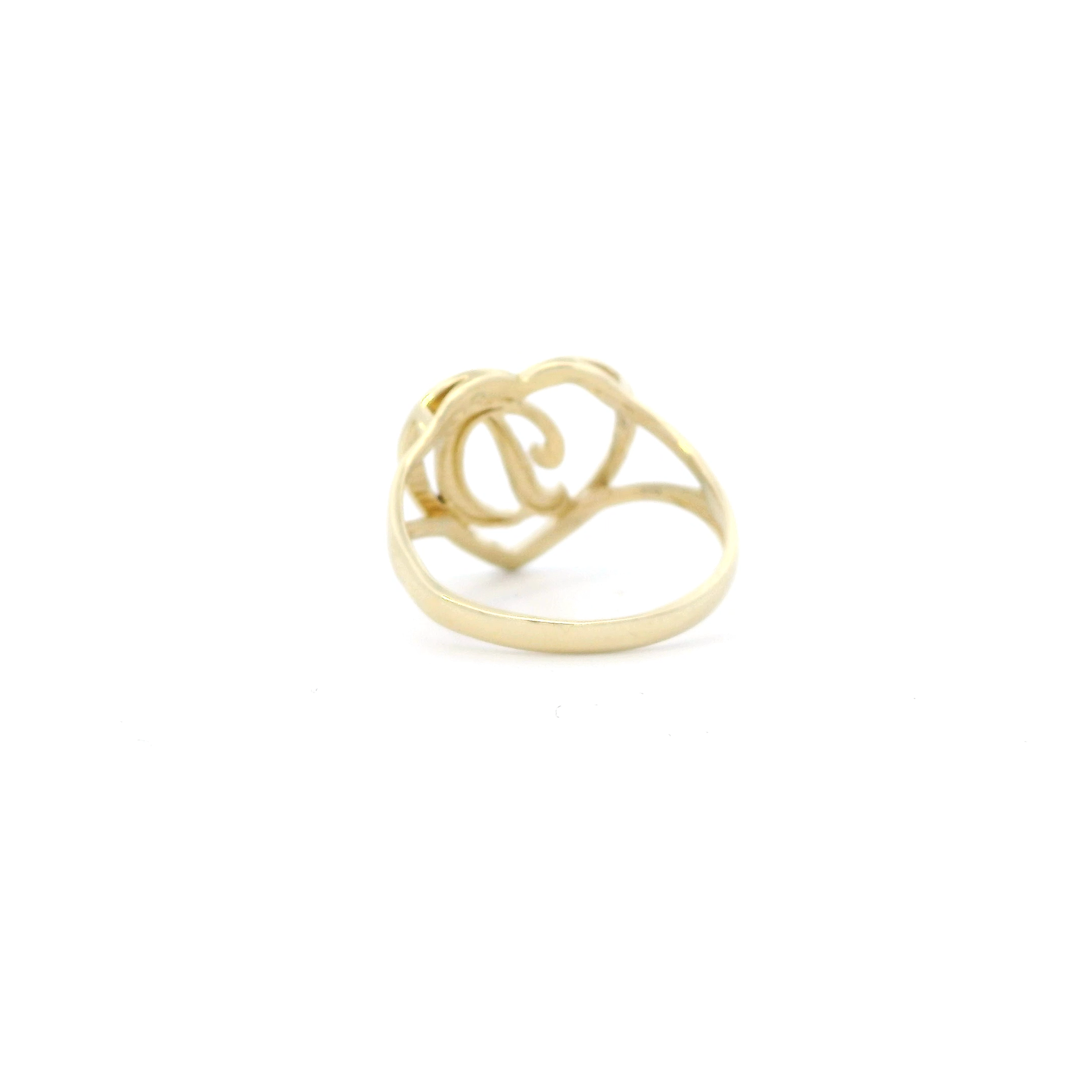 10K Yellow Gold Letter 