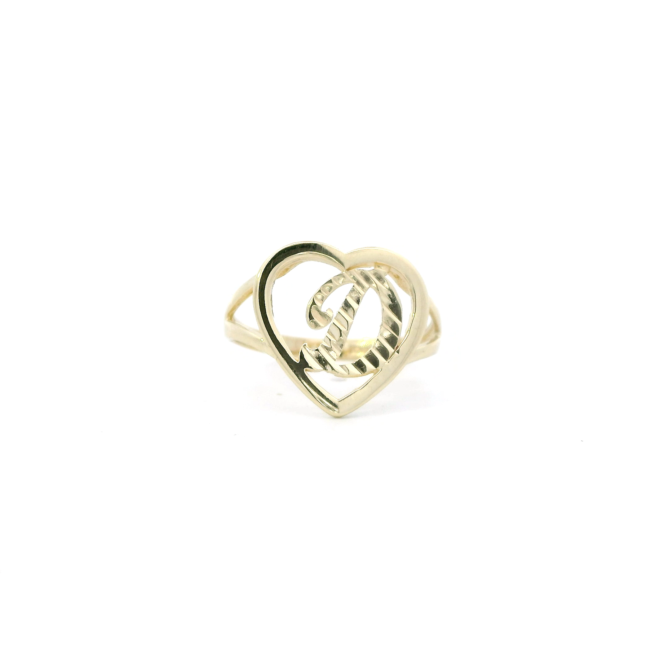 10K Yellow Gold Letter 