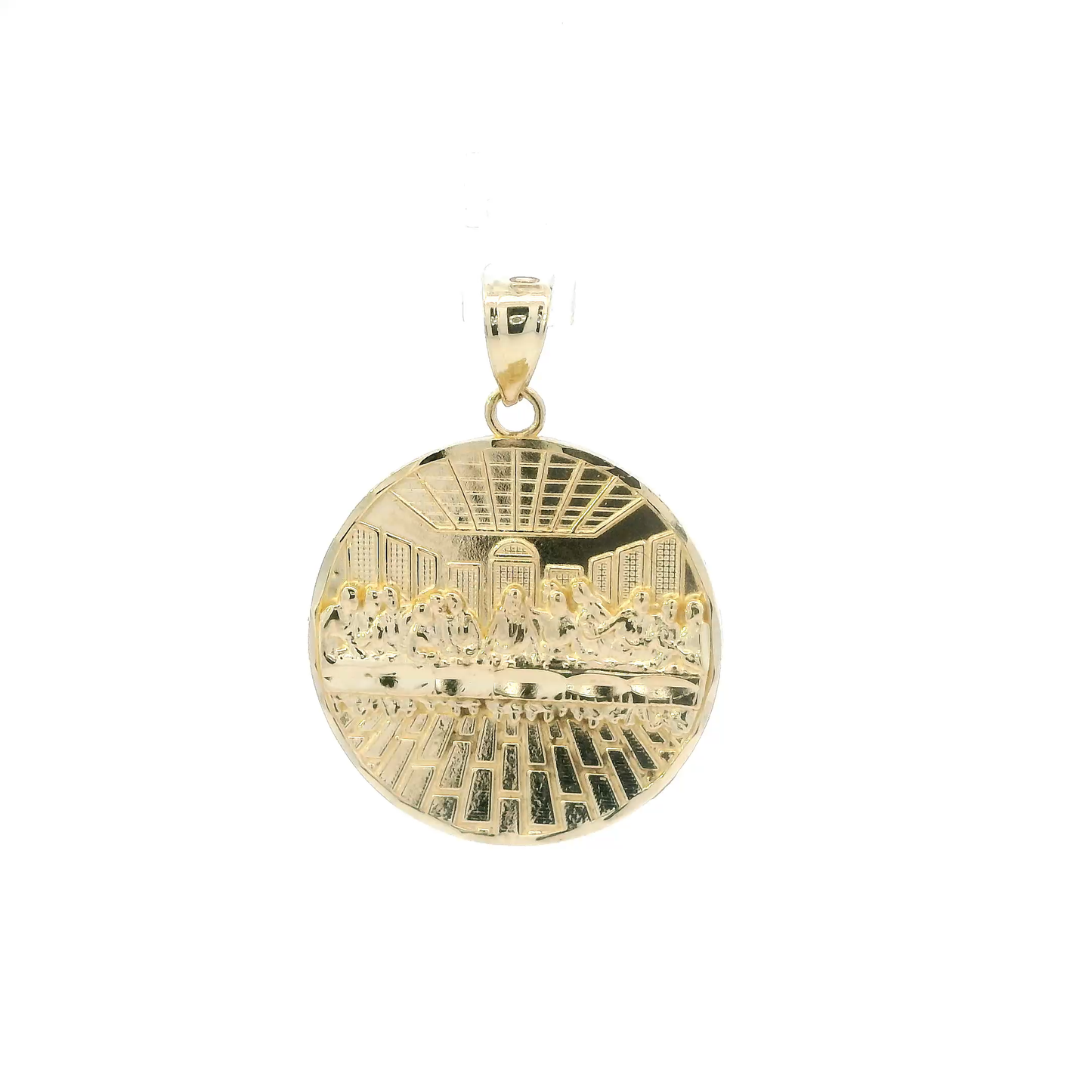 10K Yellow Gold "The Last Supper" Pendant