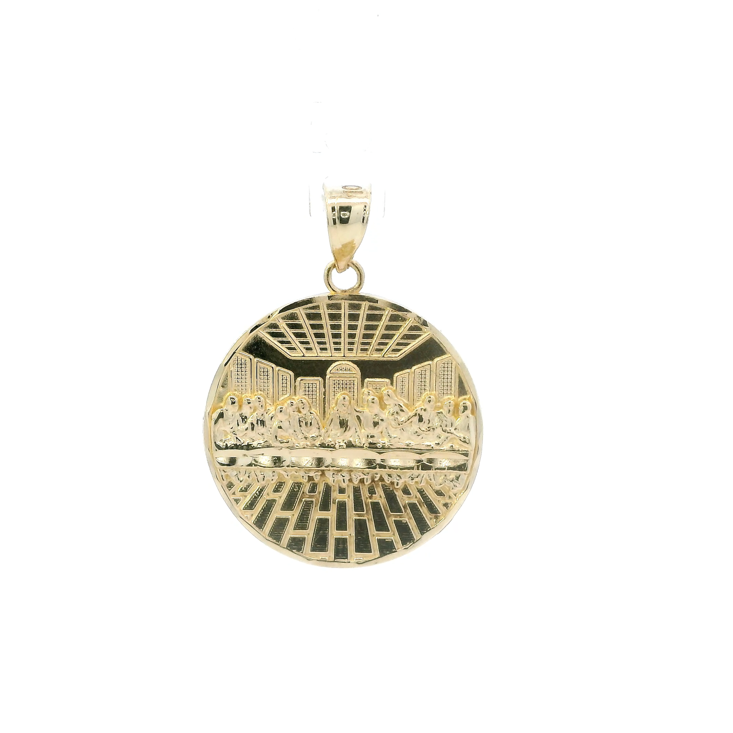10K Yellow Gold "The Last Supper" Pendant