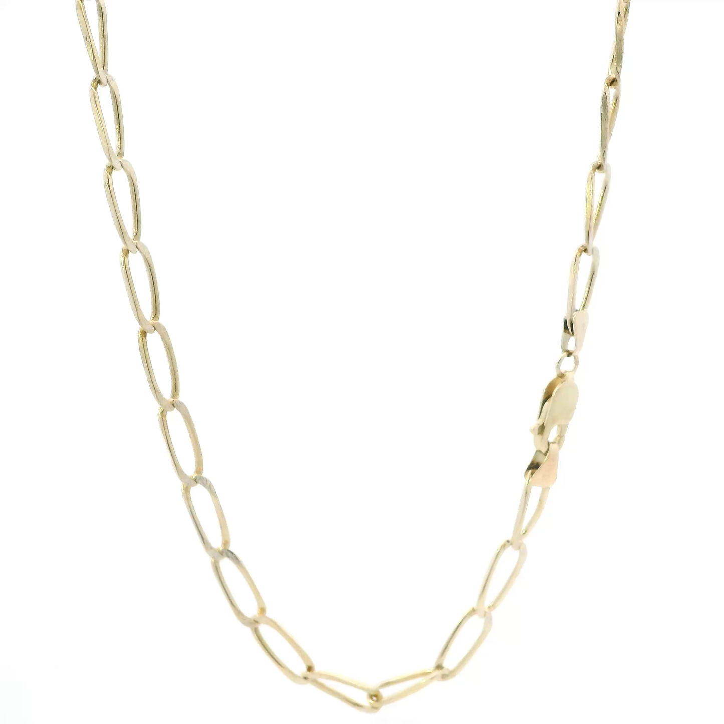 14K Yellow Gold 24.5" Open Link Chain