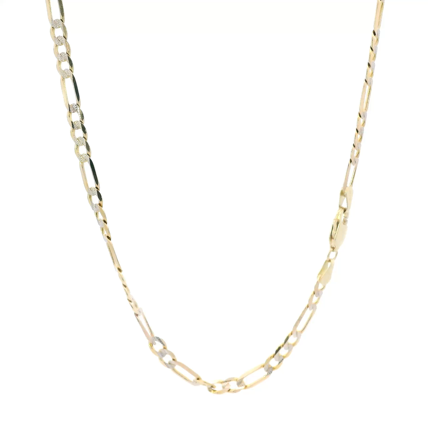 14K Yellow 22" Figaro Chain