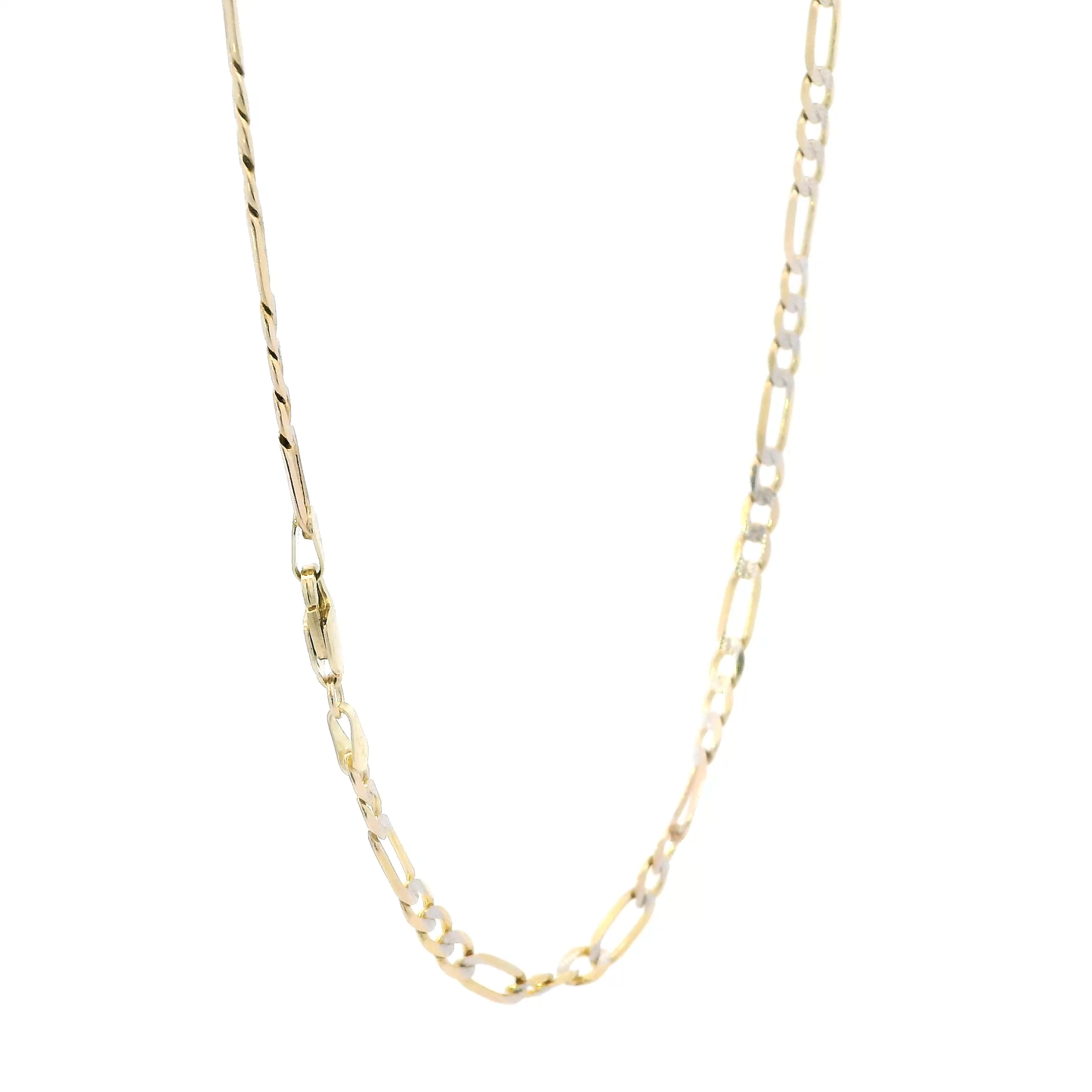 14K Yellow 22" Figaro Chain
