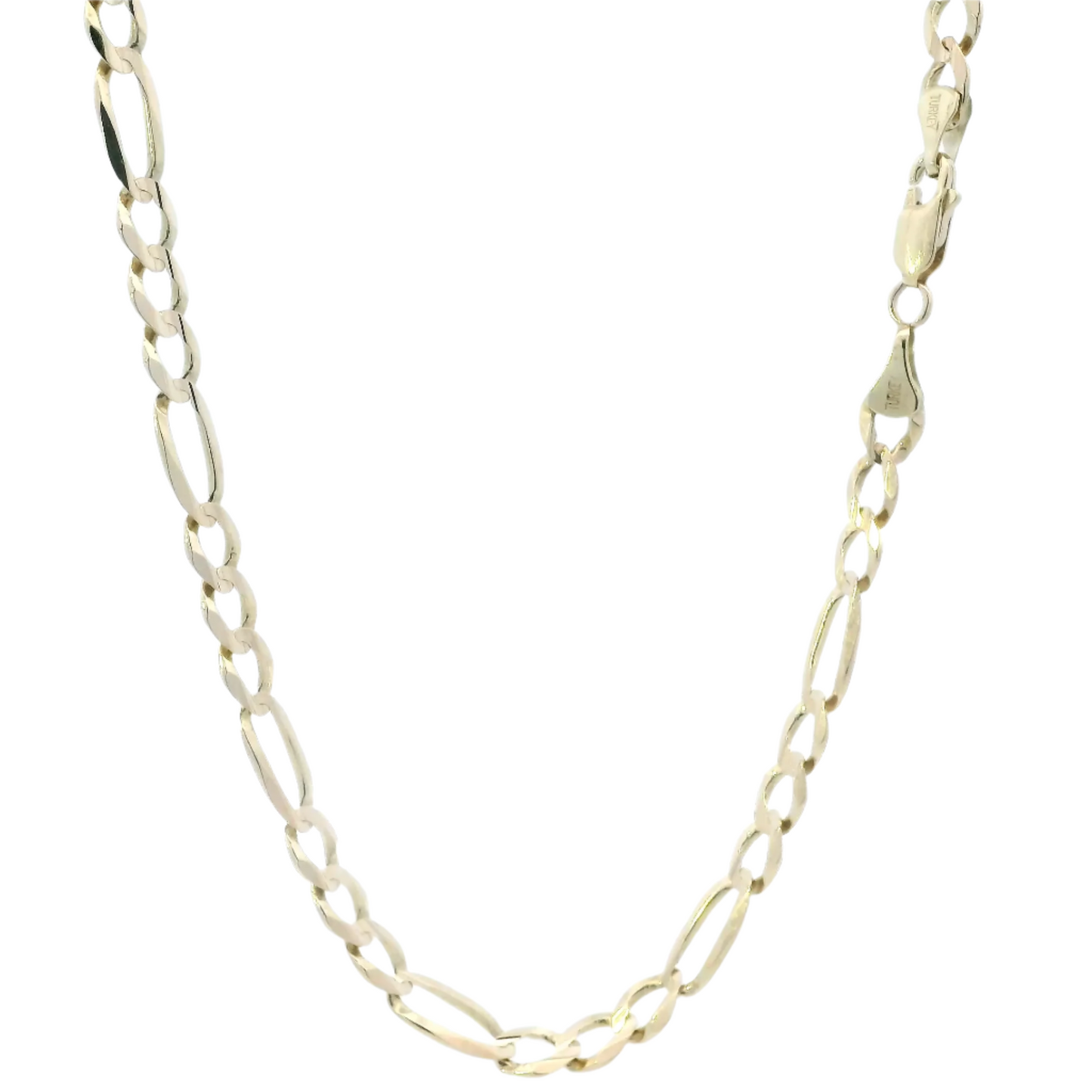 10K Yellow Gold 24" Figaro Chain
