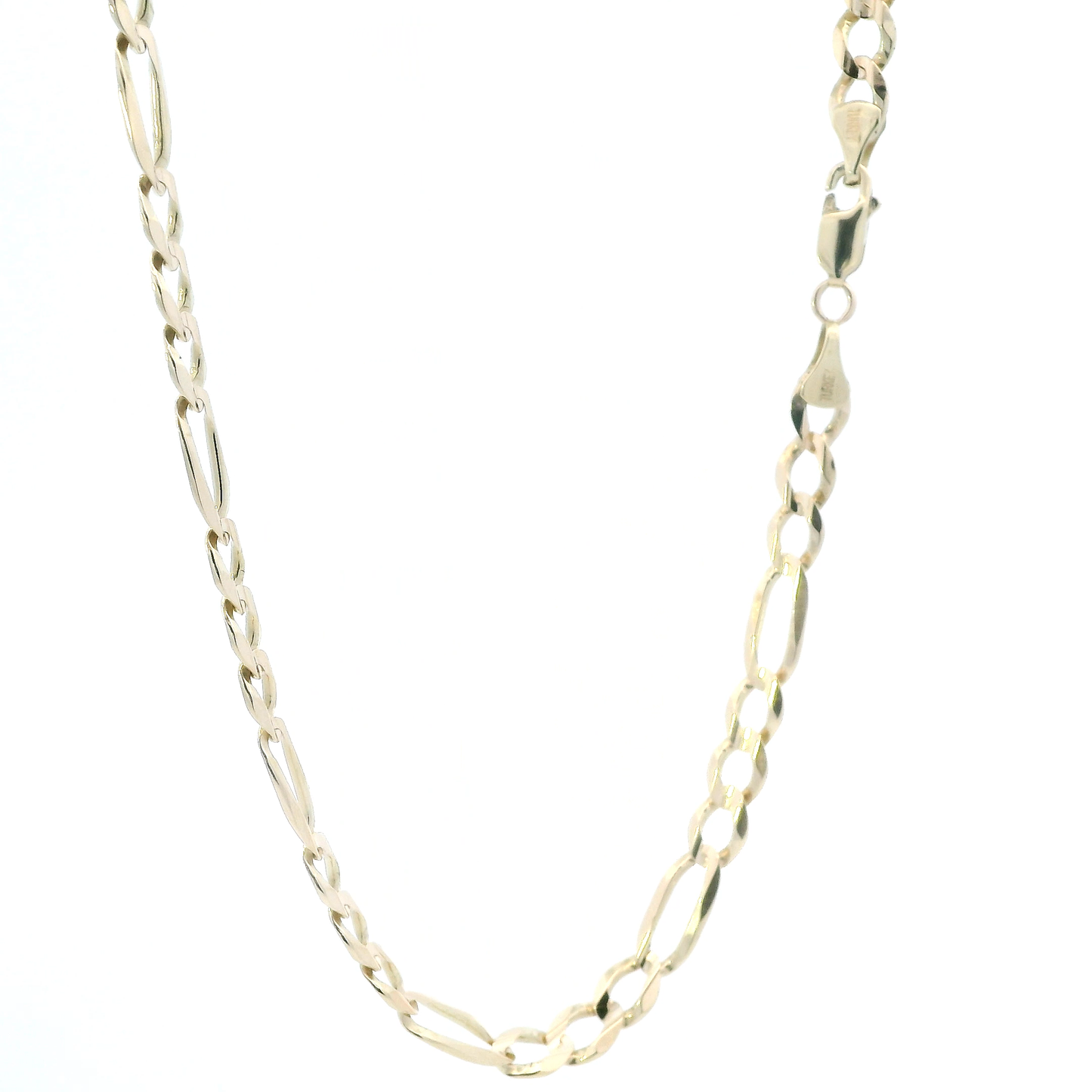 10K Yellow Gold 24" Figaro Chain