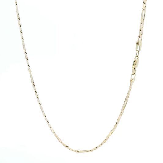 14K Yellow Gold 22" Figaro Chain