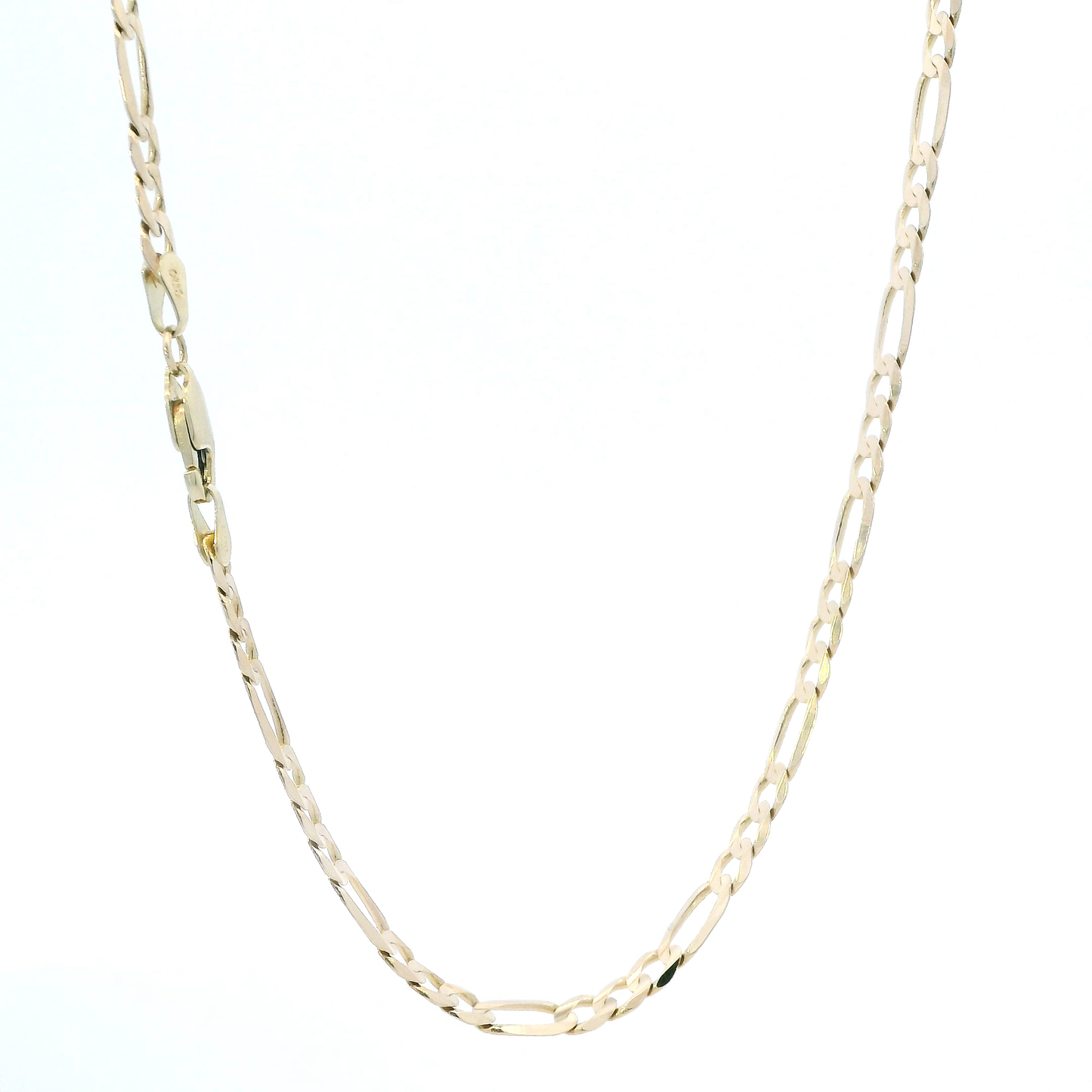 14K Yellow Gold 22" Figaro Chain