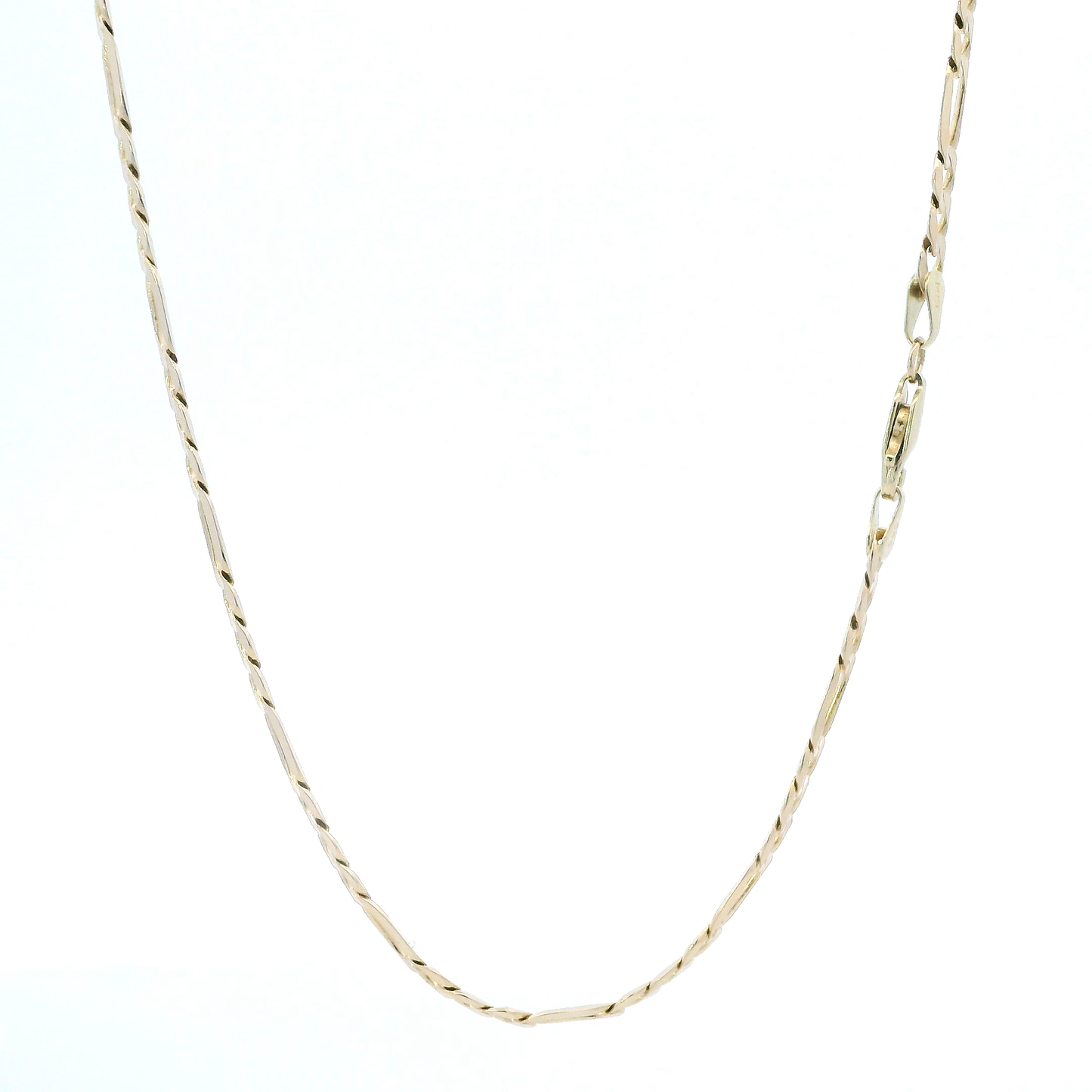 14K Yellow Gold 22" Figaro Chain