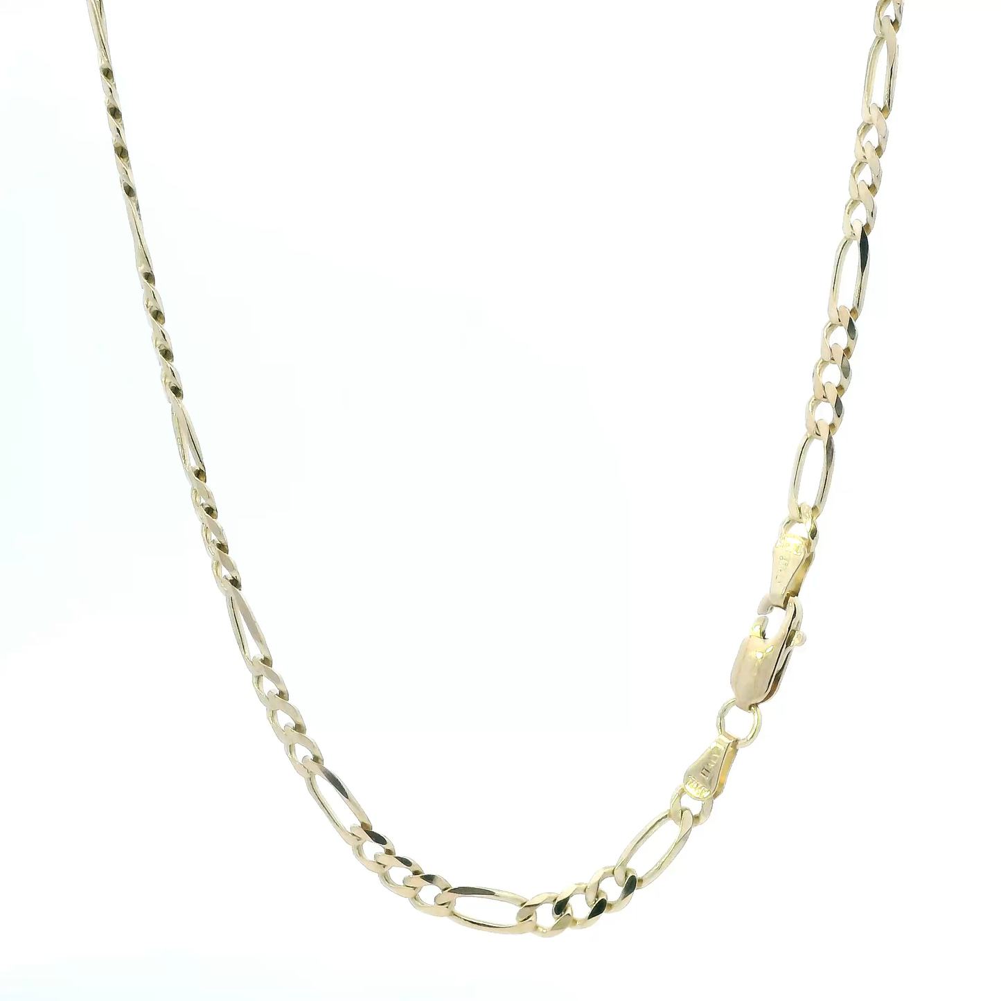 14K Yellow Gold 24" Figaro Chain