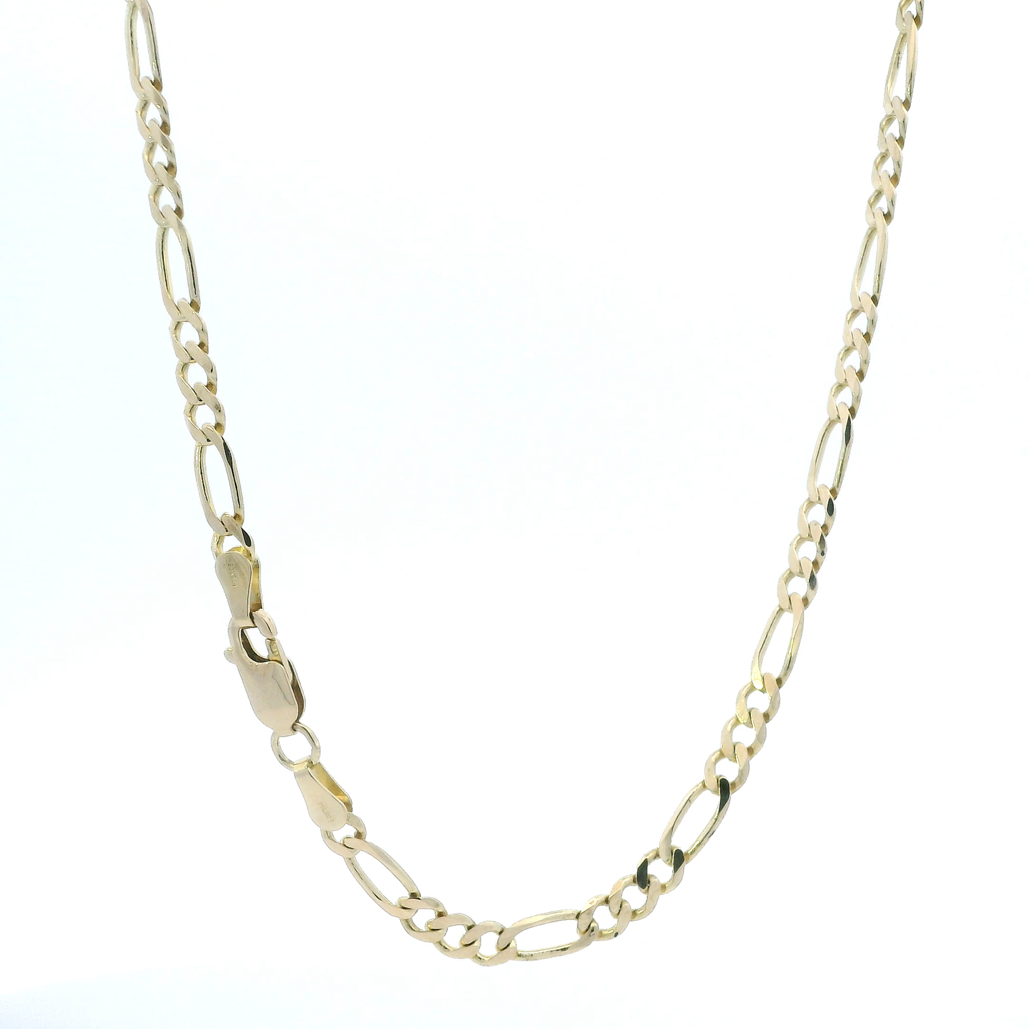 14K Yellow Gold 24" Figaro Chain