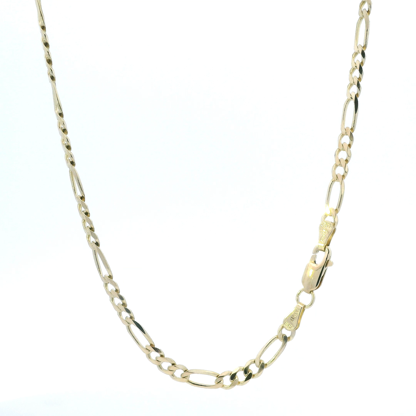 14K Yellow Gold 24" Figaro Chain