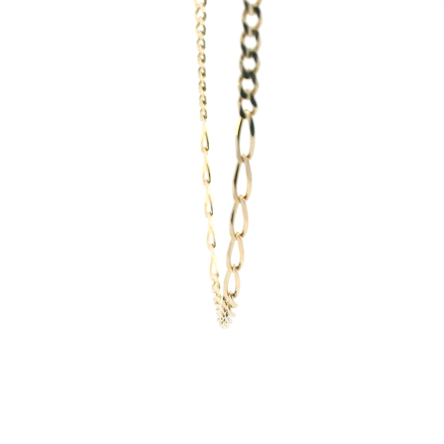 14K Yellow Gold 22.5" Oval/Round Link Chain