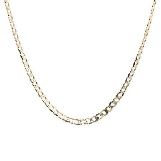 14K Yellow Gold 18" Curb Chain