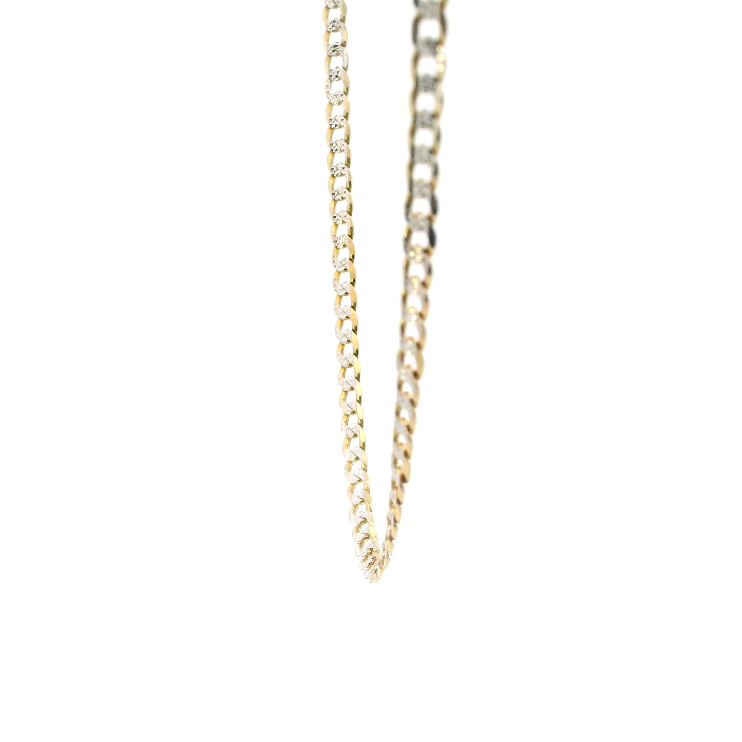 14K Yellow Gold 18" Curb Chain