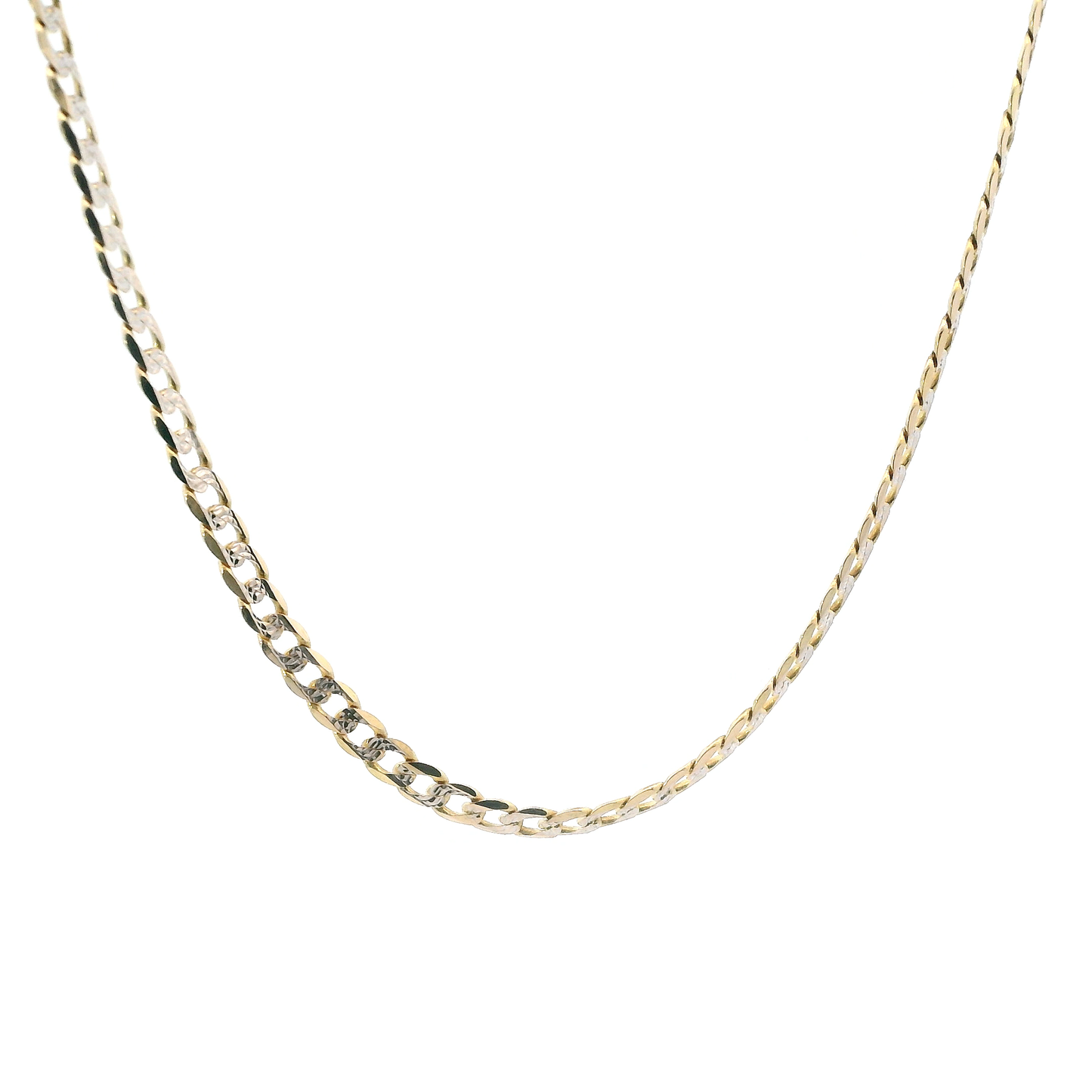 14K Yellow Gold 18" Curb Chain