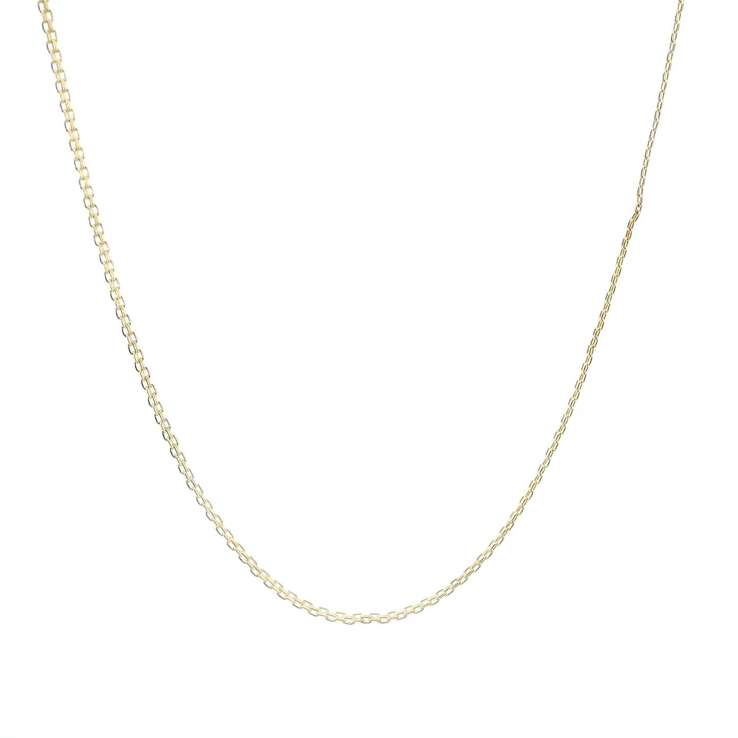 14K Yellow Gold 17.5" Bismark Chain