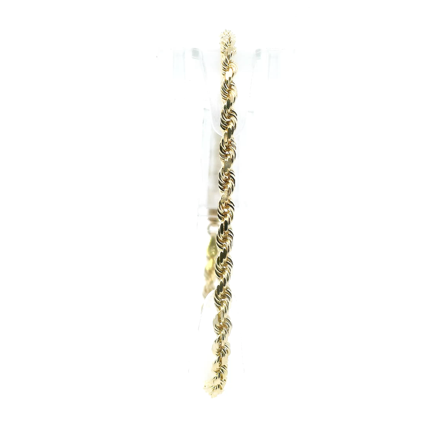 14K Yellow Gold 8" Rope Bracelet