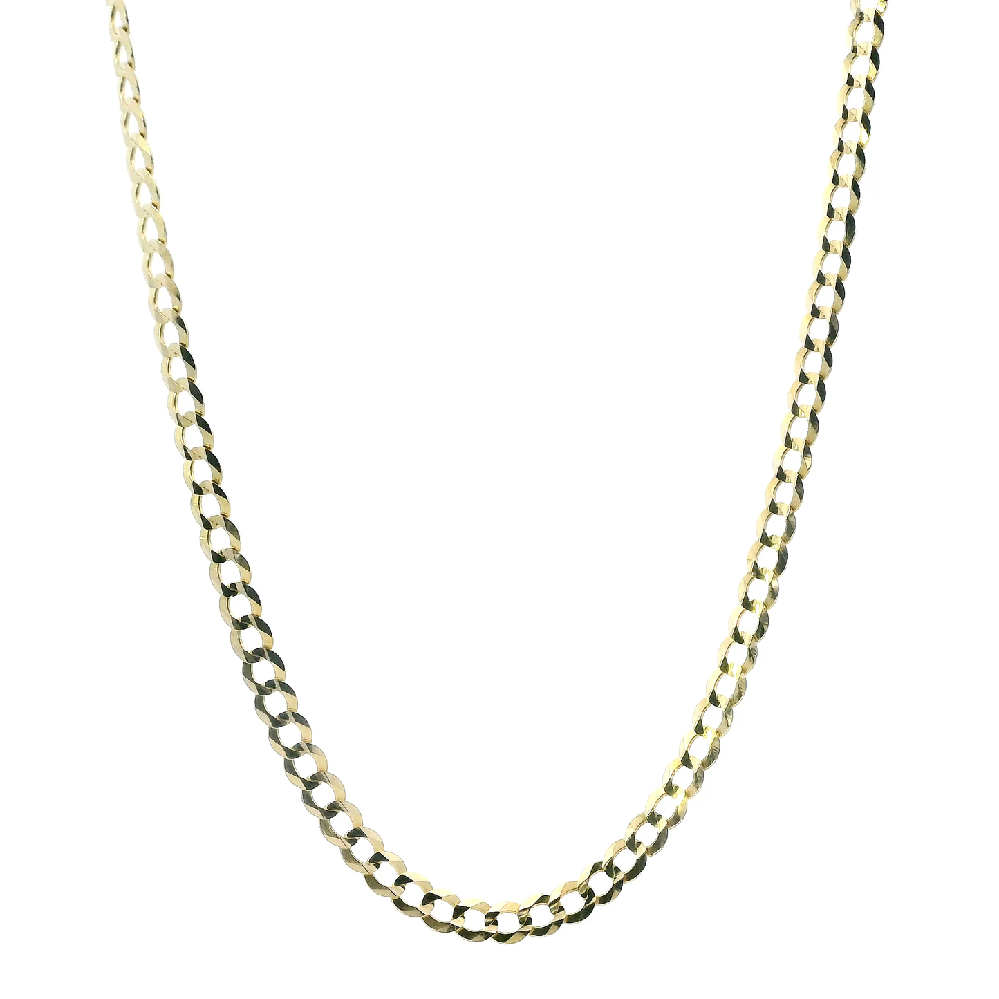 14K Yellow Gold 24" Curb Chain