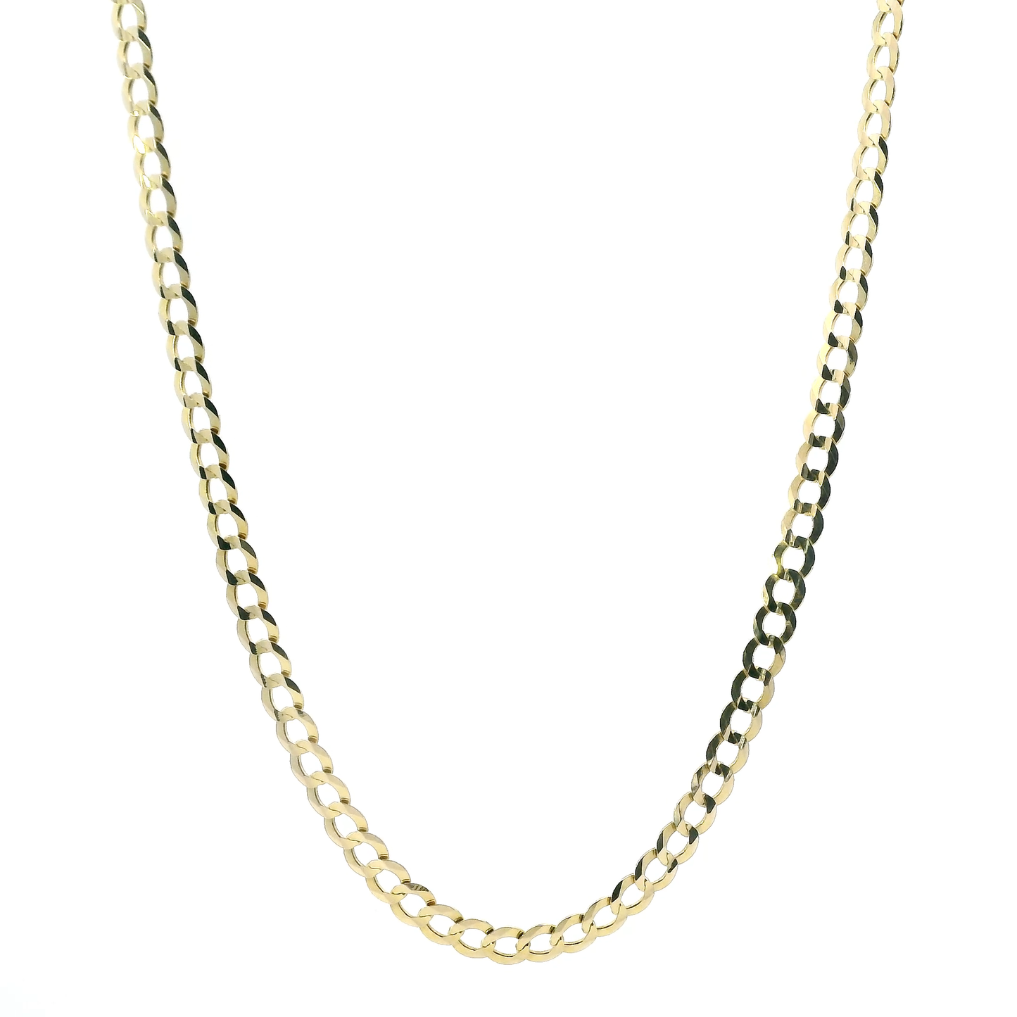 14K Yellow Gold 24" Curb Chain