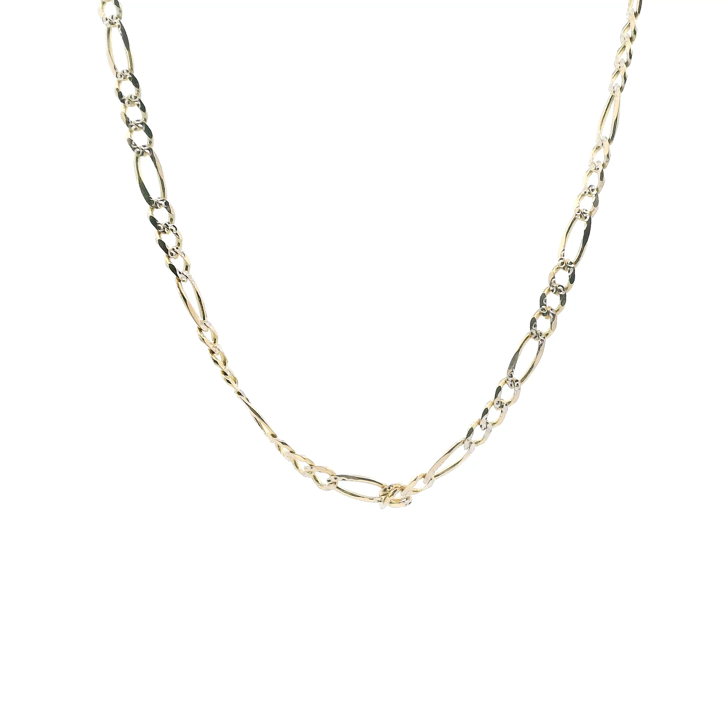 14K Yellow Gold 21" Figaro Chain