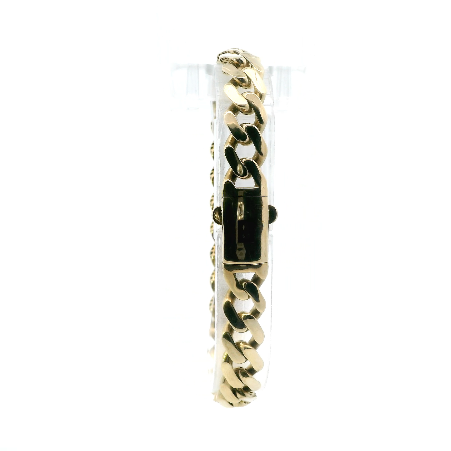 10K Yellow Gold Hollow Cuban Bracelet