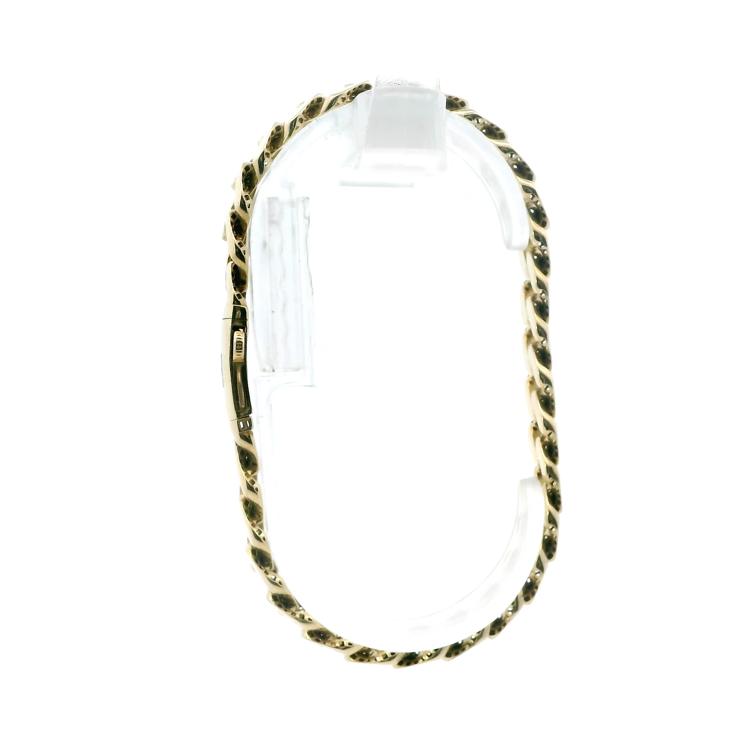 10K Yellow Gold Hollow Cuban Bracelet