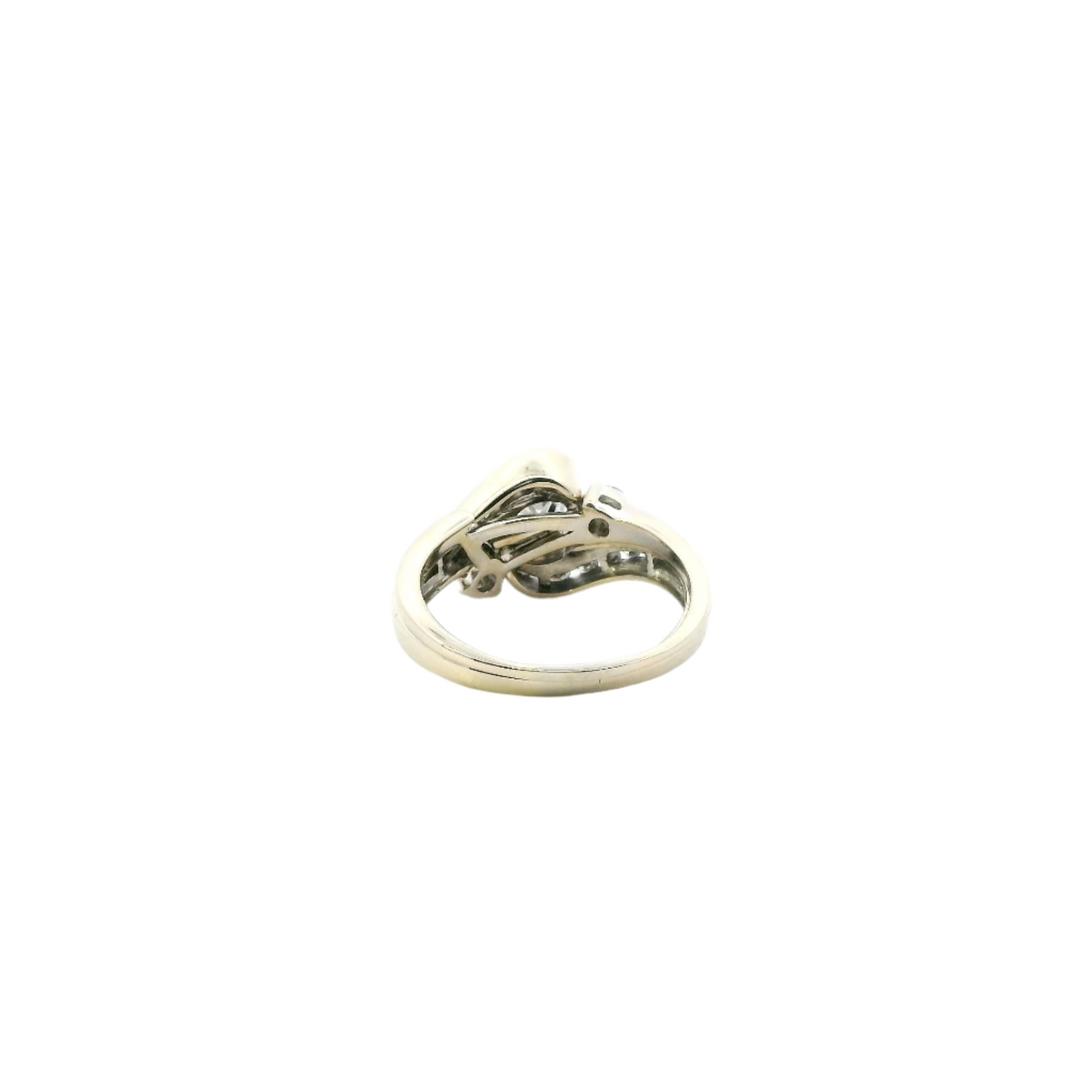 14K Yellow Gold Diamond Womens Engagement & Wedding Ring Set  - 0.77ct