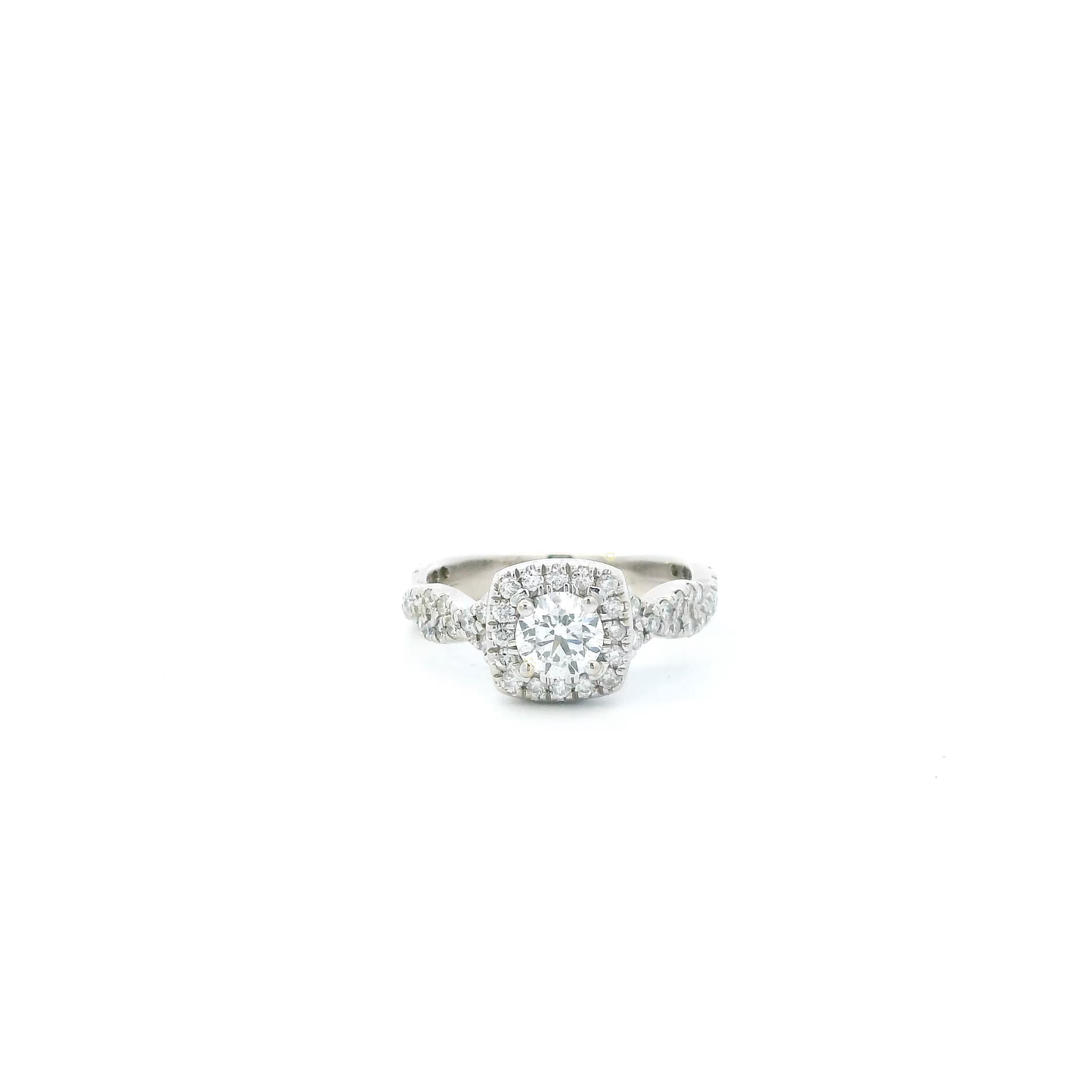 14K Yellow Gold Diamond Womens Ring - 0.91ct