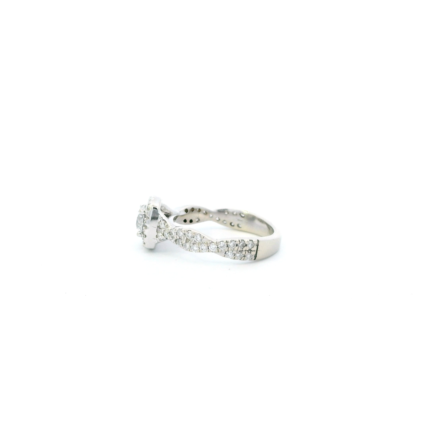14K Yellow Gold Diamond Womens Ring - 0.91ct