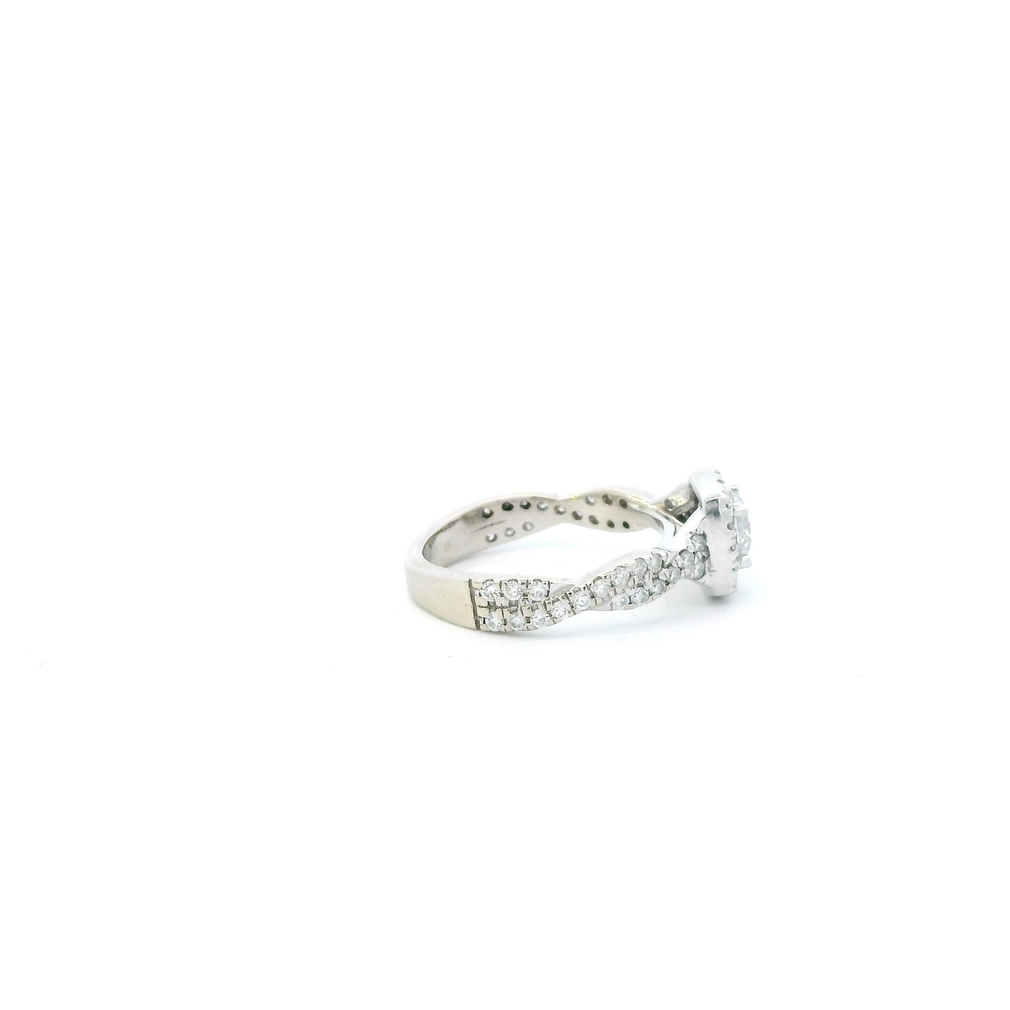14K Yellow Gold Diamond Womens Ring - 0.91ct