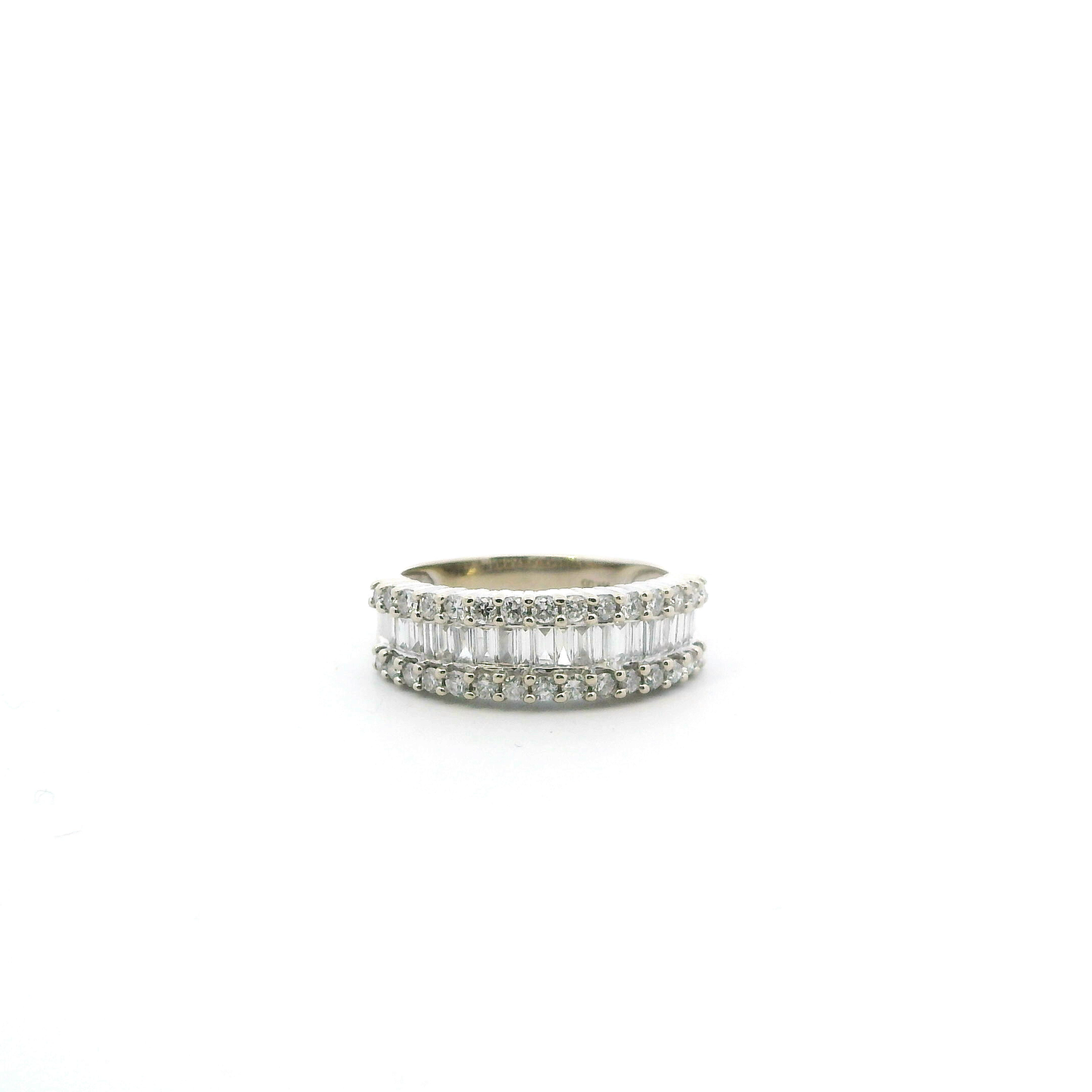 14K White Gold Diamond Womens Ring - 0.46ct