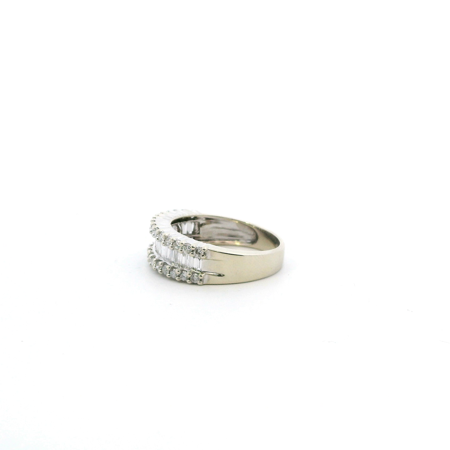 14K White Gold Diamond Womens Ring - 0.46ct