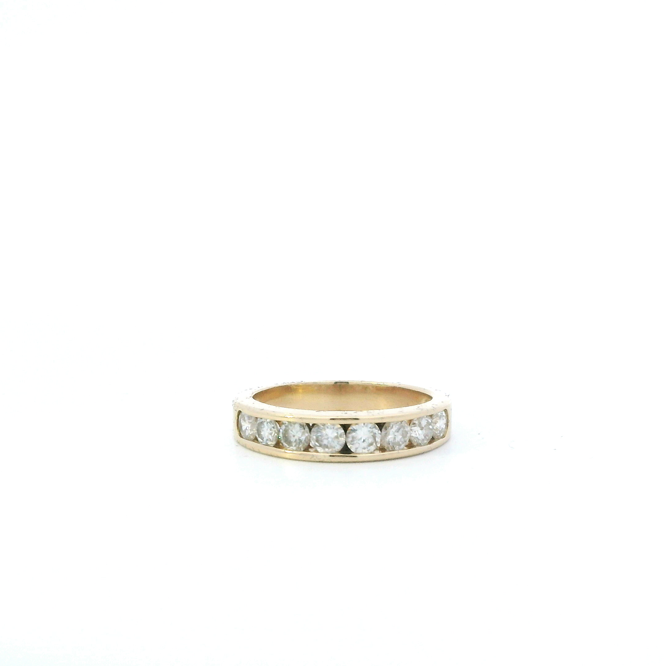 14K Yellow Gold Diamond Women's Ring - 0.96ct