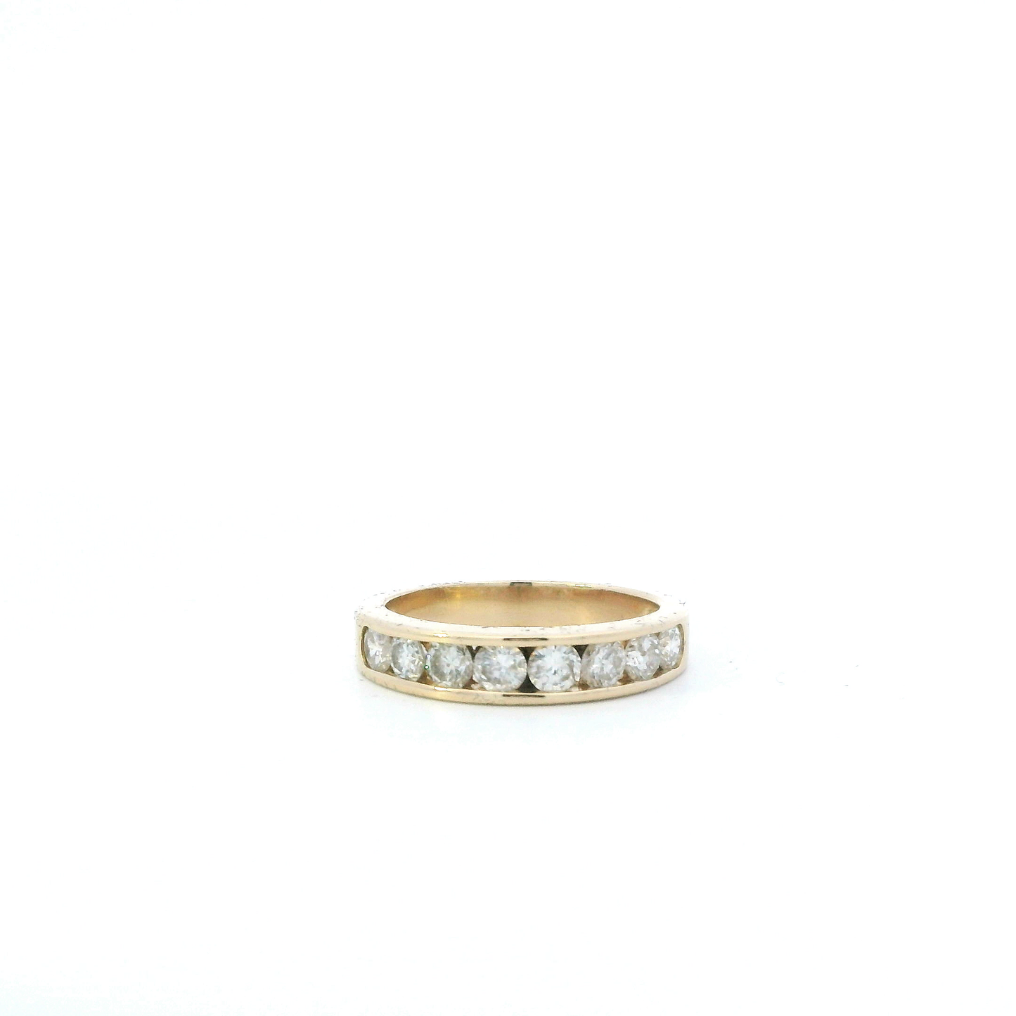 14K Yellow Gold Diamond Women's Ring - 0.96ct