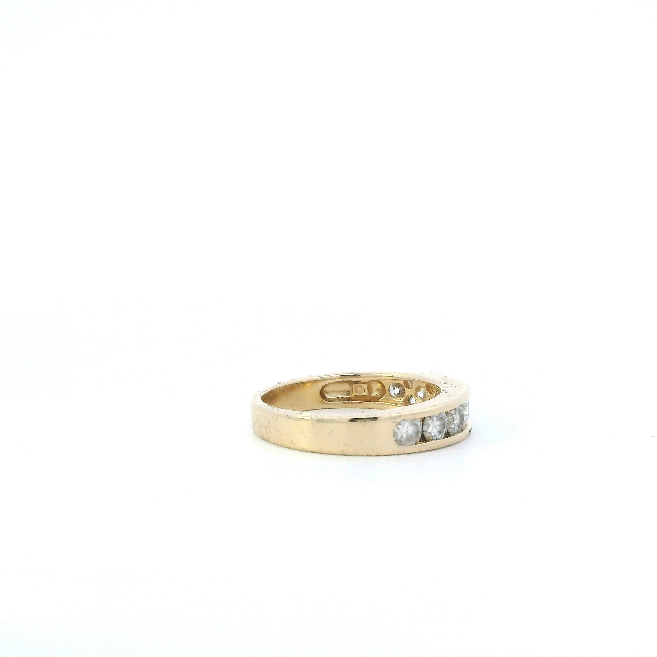 14K Yellow Gold Diamond Women's Ring - 0.96ct