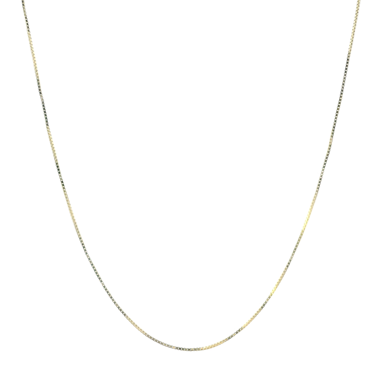 14K Yellow Gold 18" Box Chain