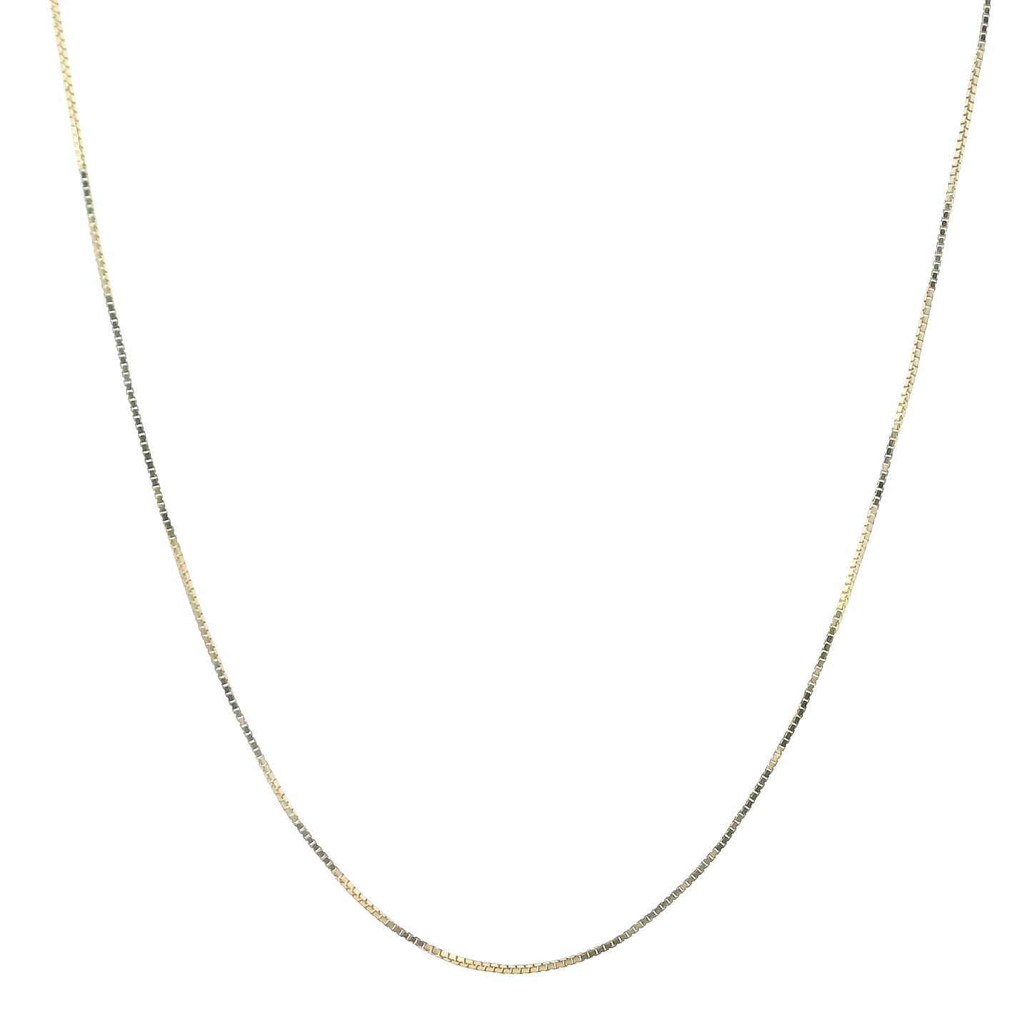 14K Yellow Gold 18" Box Chain