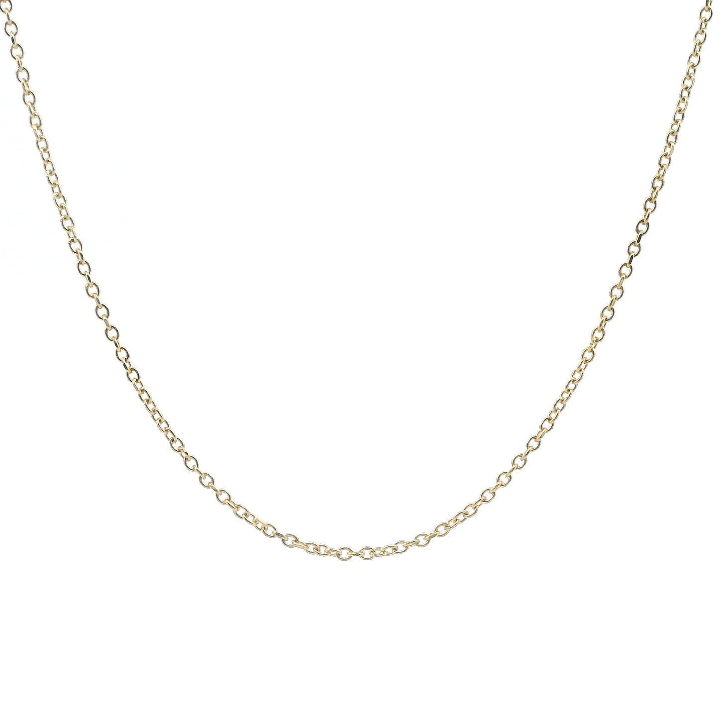 14K Yellow Gold 18" Cable Chain