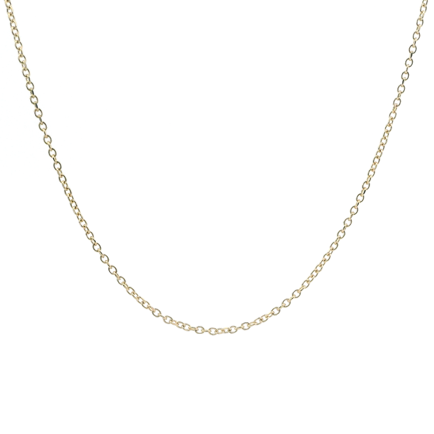 14K Yellow Gold 18" Cable Chain