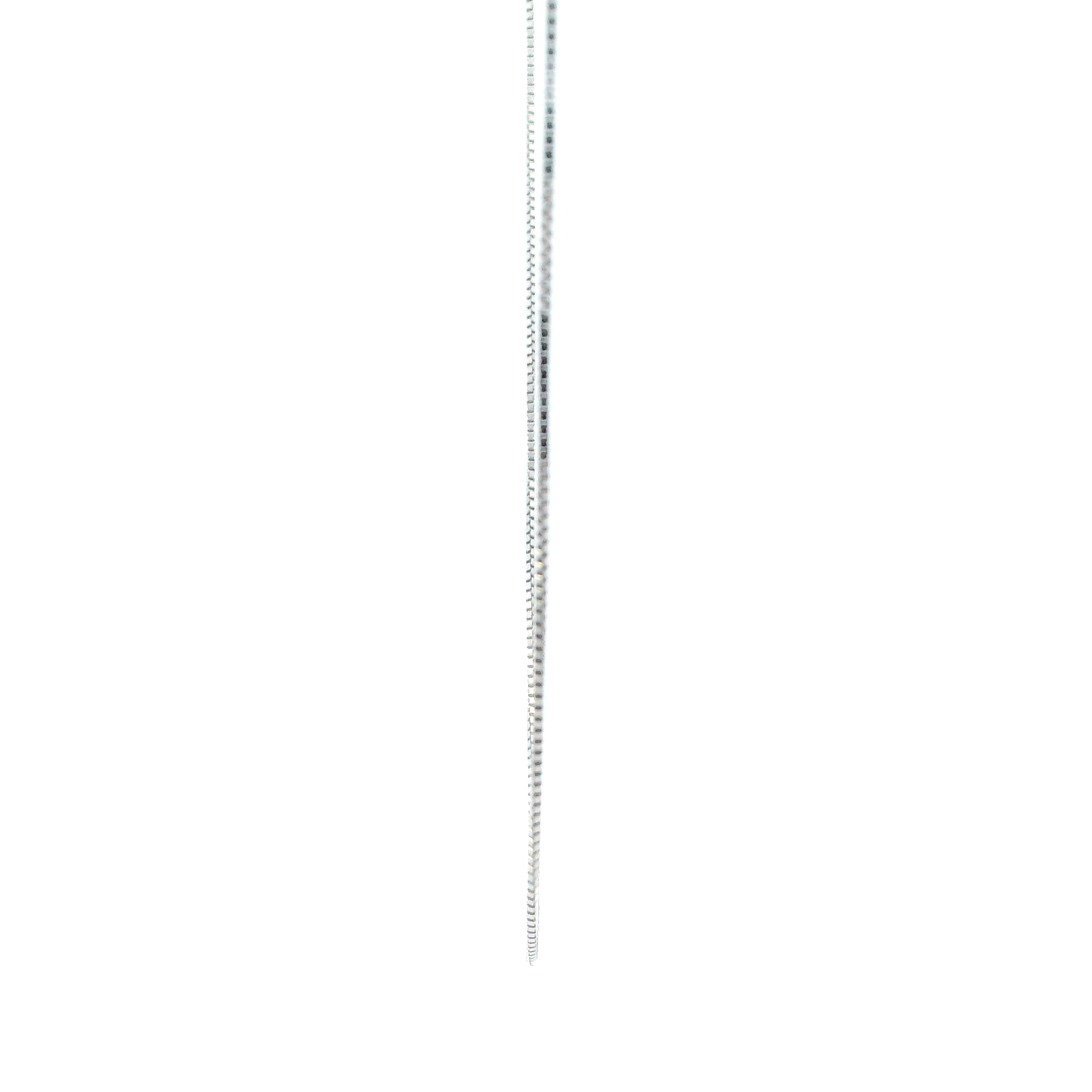 14K White Gold 18" Box Chain