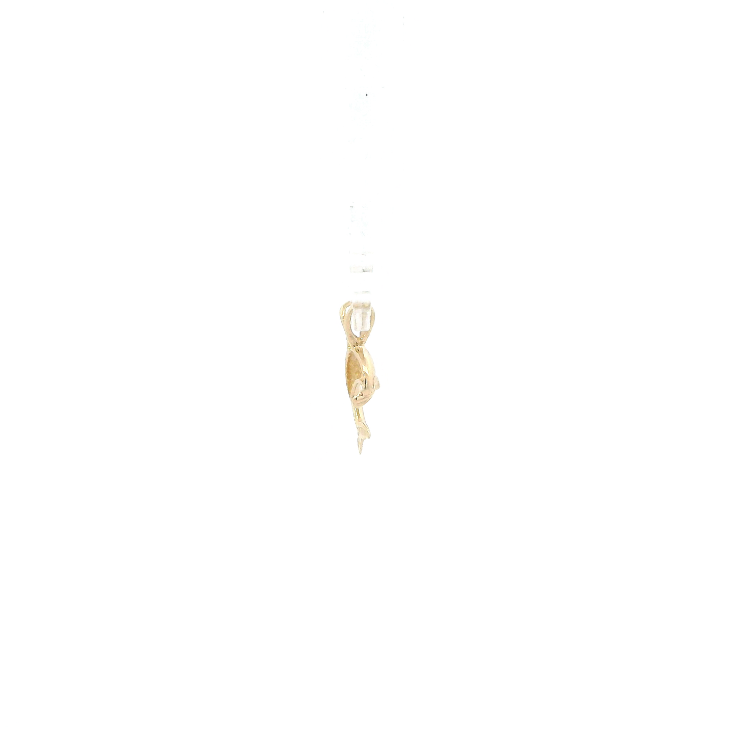 14K Yellow Gold Dolphin Pendant
