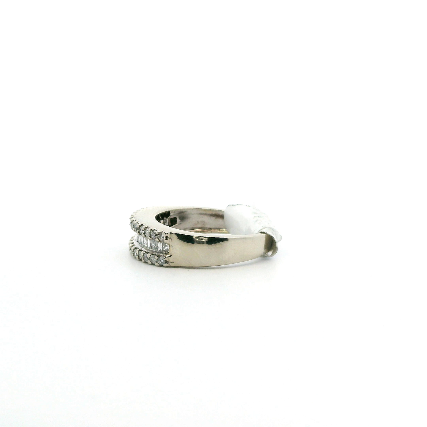 14K White Gold Diamond Women's Ring -0.47ct